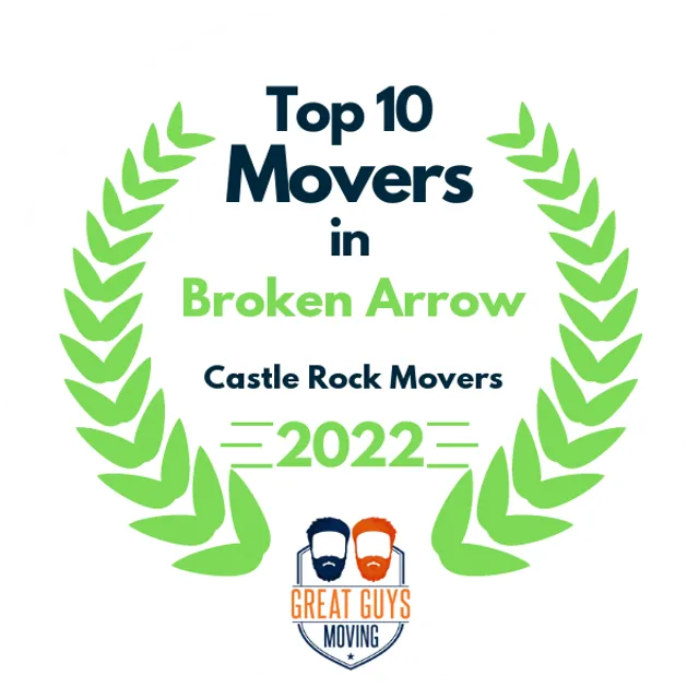 Top 10 Movers in Broken Arrow, OK 2022 award