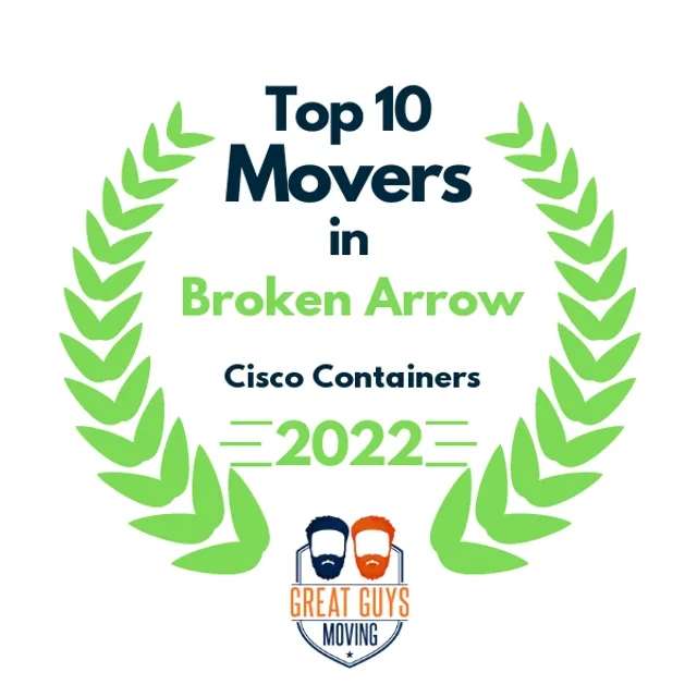 Top 10 Movers in Tulsa, OK 2022 award