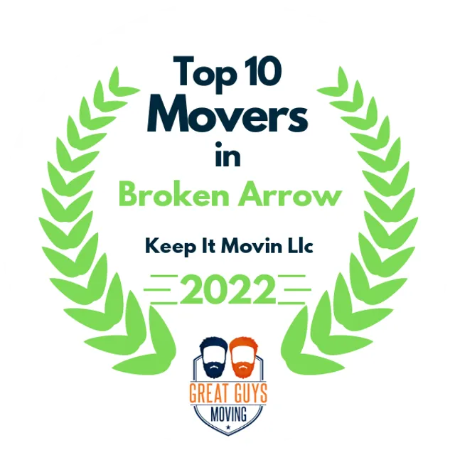 Top 10 Movers in Tulsa, OK 2022 award