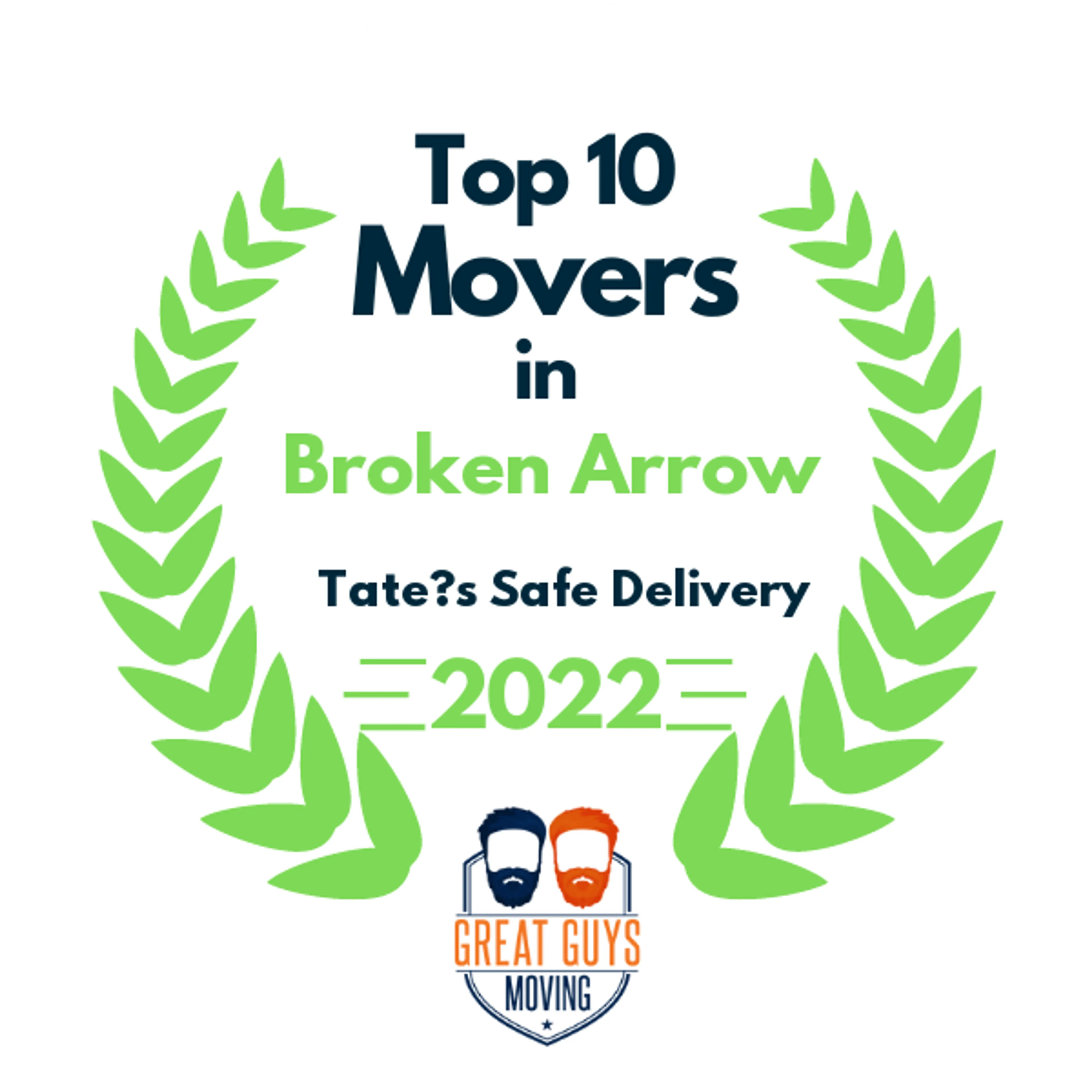 Top 10 Movers in Tulsa, OK 2022 award