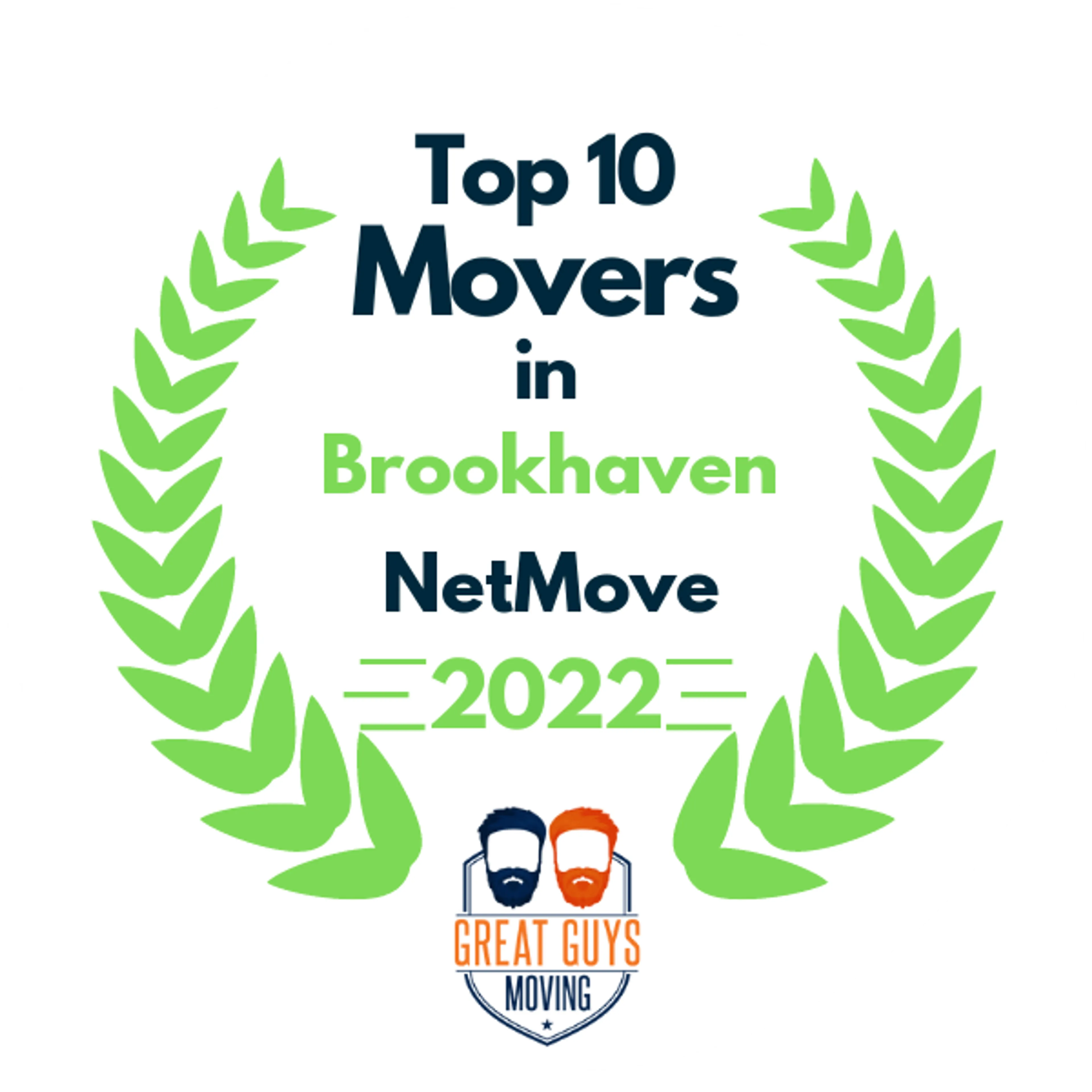 Top 10 Movers in Atlanta, GA 2022 award