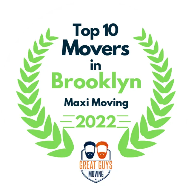 Top 10 Movers in Brooklyn, NY 2022 award