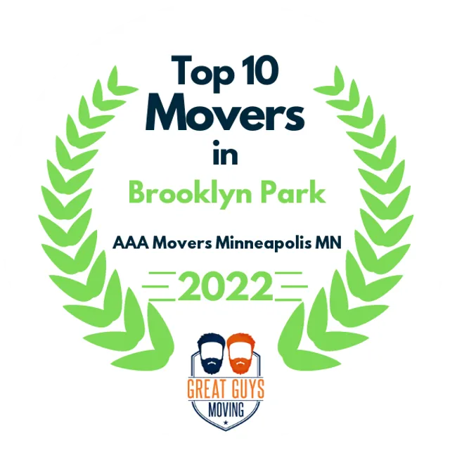 Top 10 Movers in Minneapolis, MN 2022 award