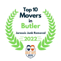 top 10 ranked movers in butler 2022 jurassic junk removal image