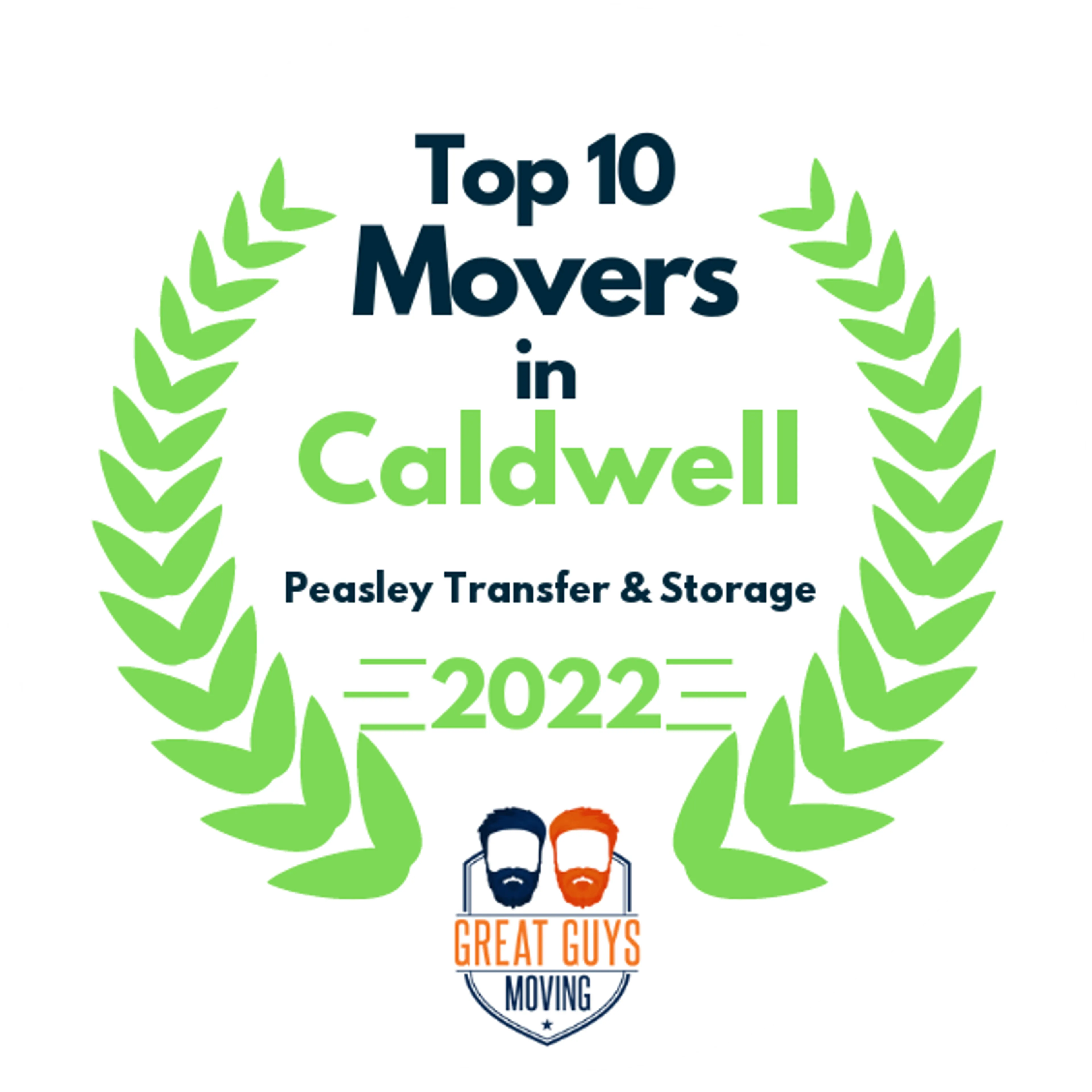 Top 10 Movers in Boise, ID 2022 award