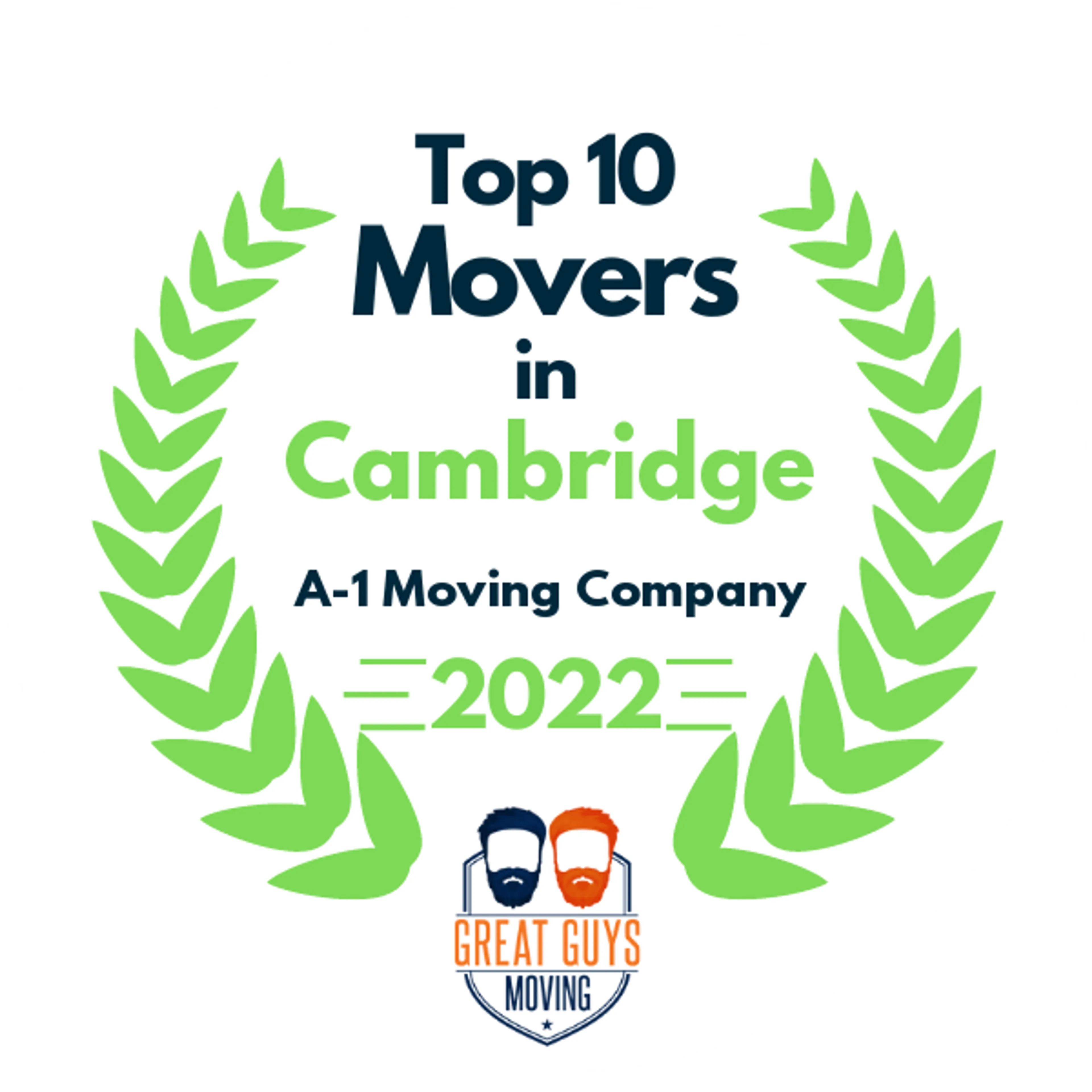 Top 10 Movers in Washington DC, DC 2022 award