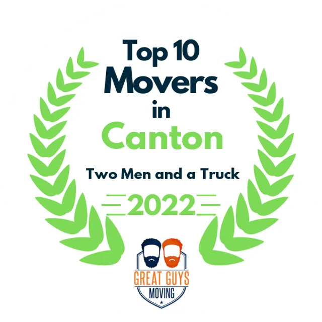 Top 10 Movers in Canton, OH 2022 award