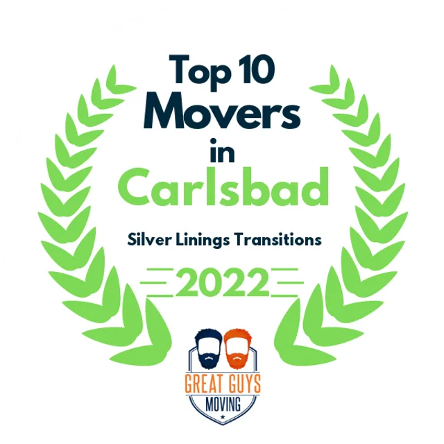 Top 10 Movers in Oceanside, CA 2022 award