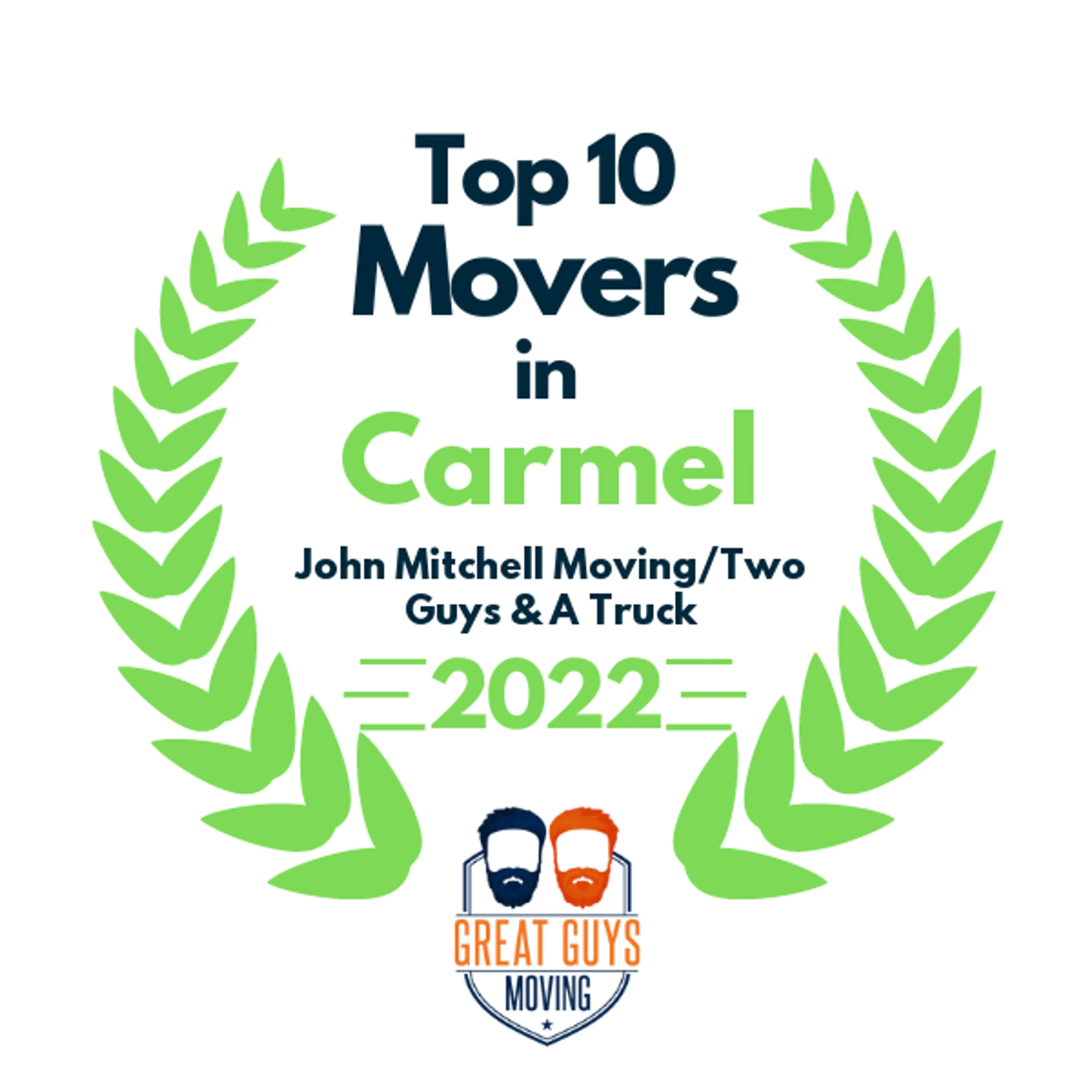 Top 10 Movers in Indianapolis, IN 2022 award