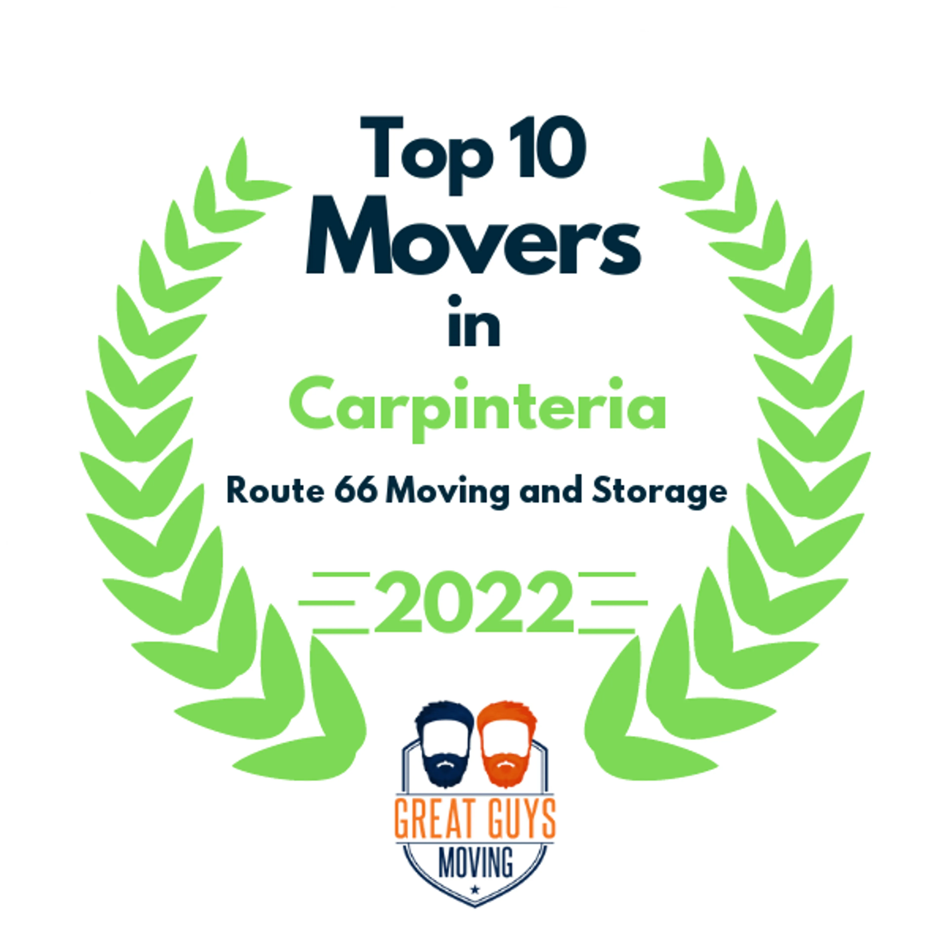 Top 10 Movers in Los Angeles, CA 2022 award