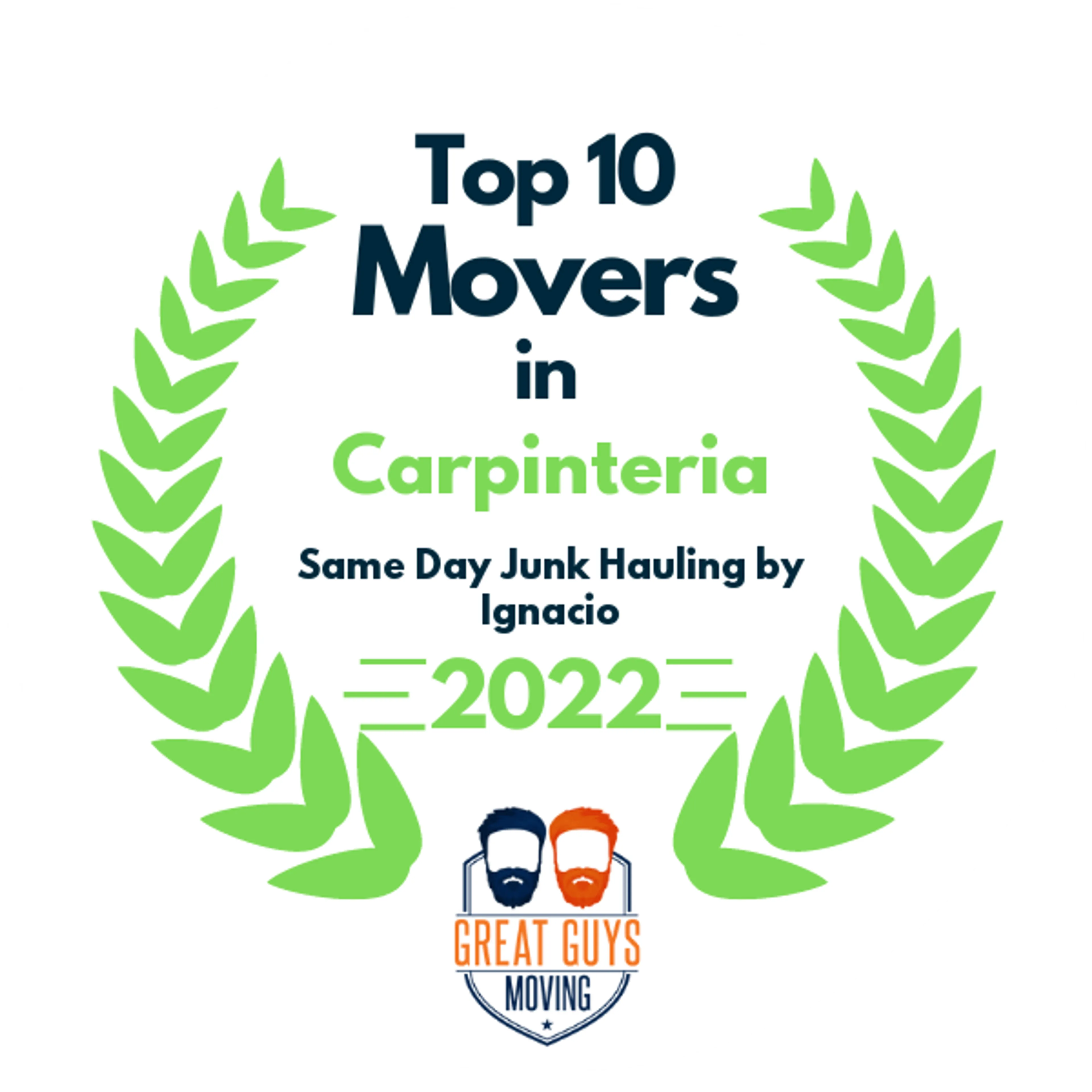 Top 10 Movers in Santa Barbara, CA 2022 award