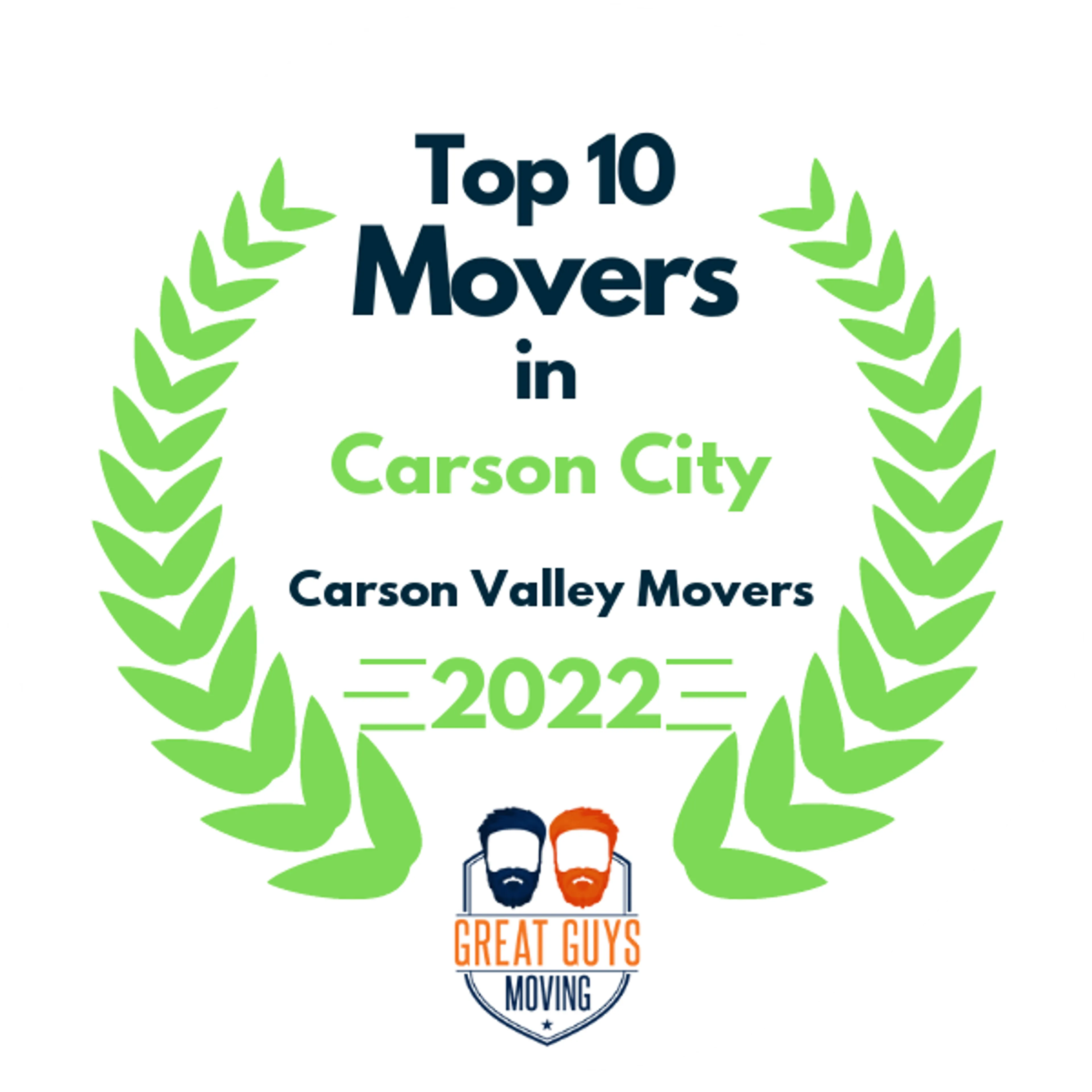 Top 10 Movers in Reno, NV 2022 award