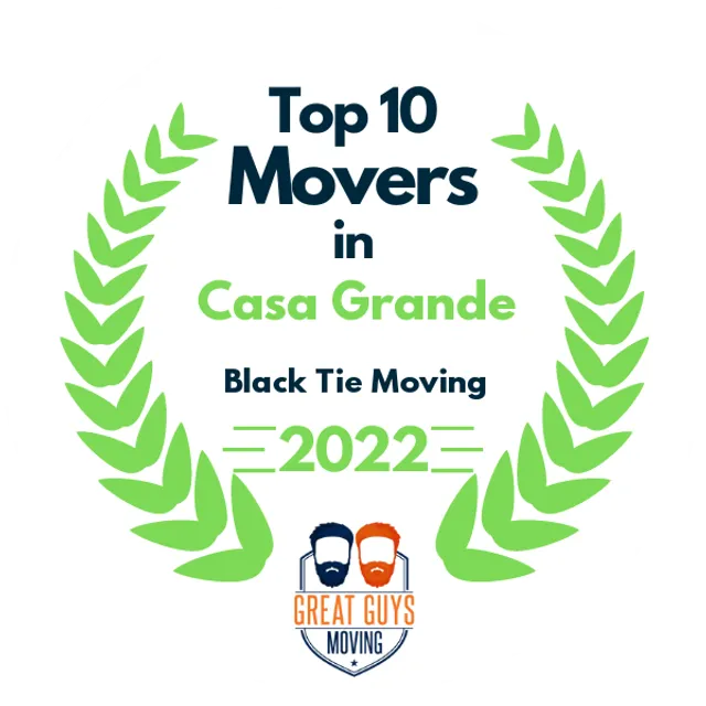 Top 10 Movers in Scottsdale, AZ 2022 award