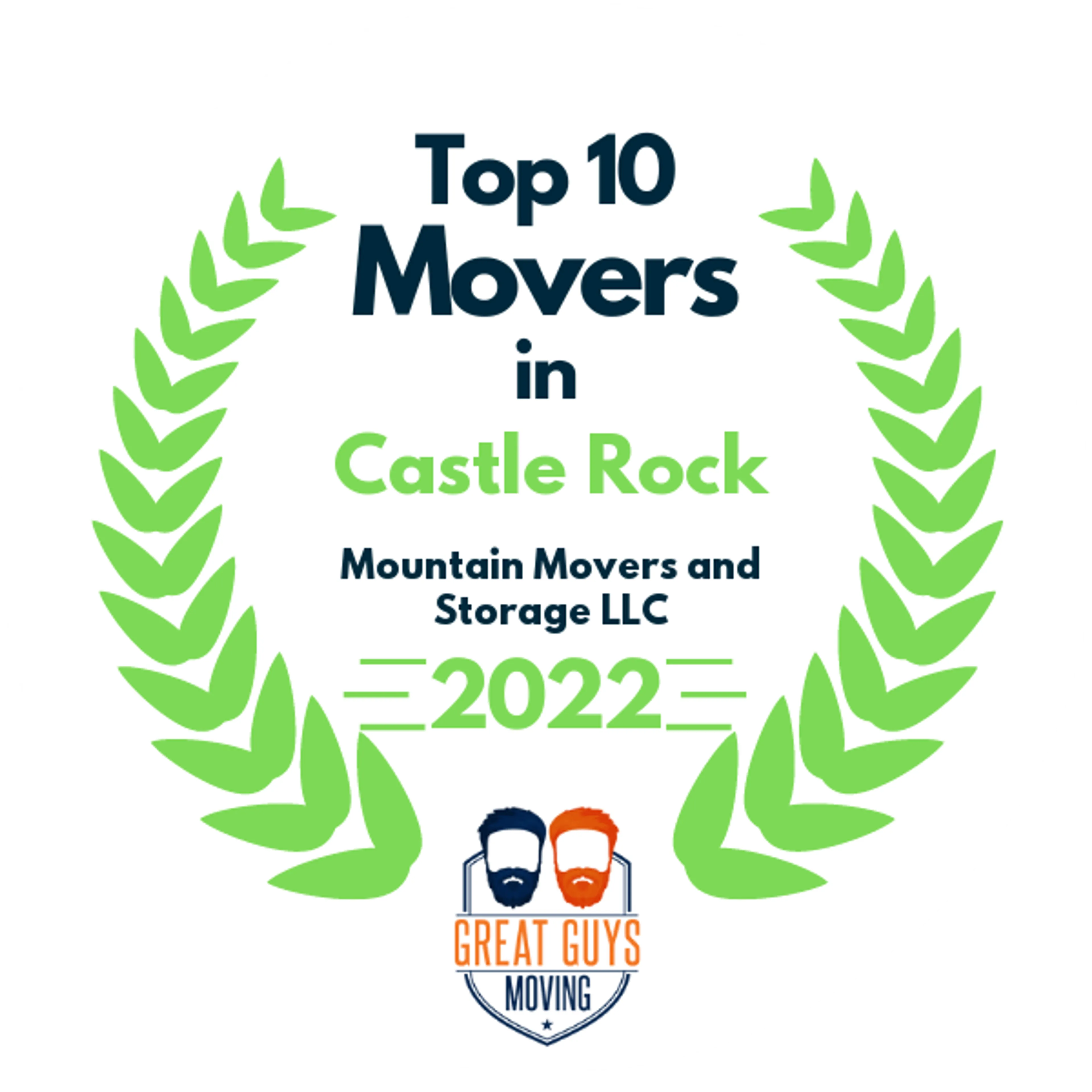 Top 10 Movers in Colorado Springs, CO 2022 award