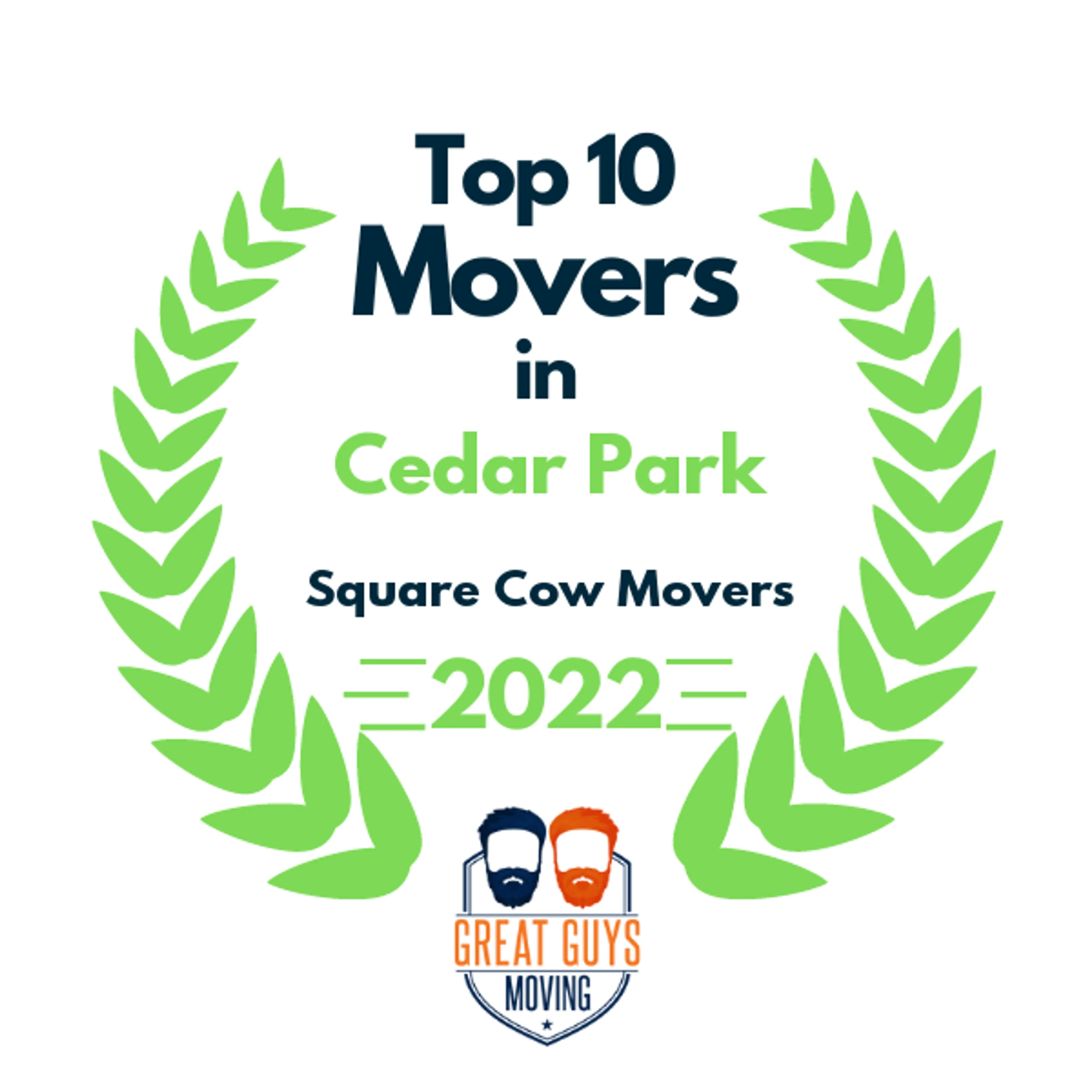 Top 10 Movers in Lakeway, TX 2022 award