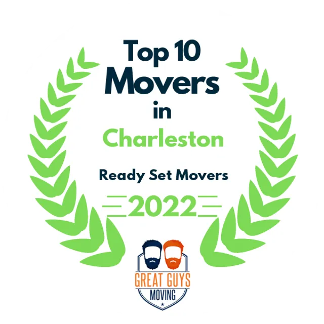 Top 10 Movers in Charleston, SC 2022 award