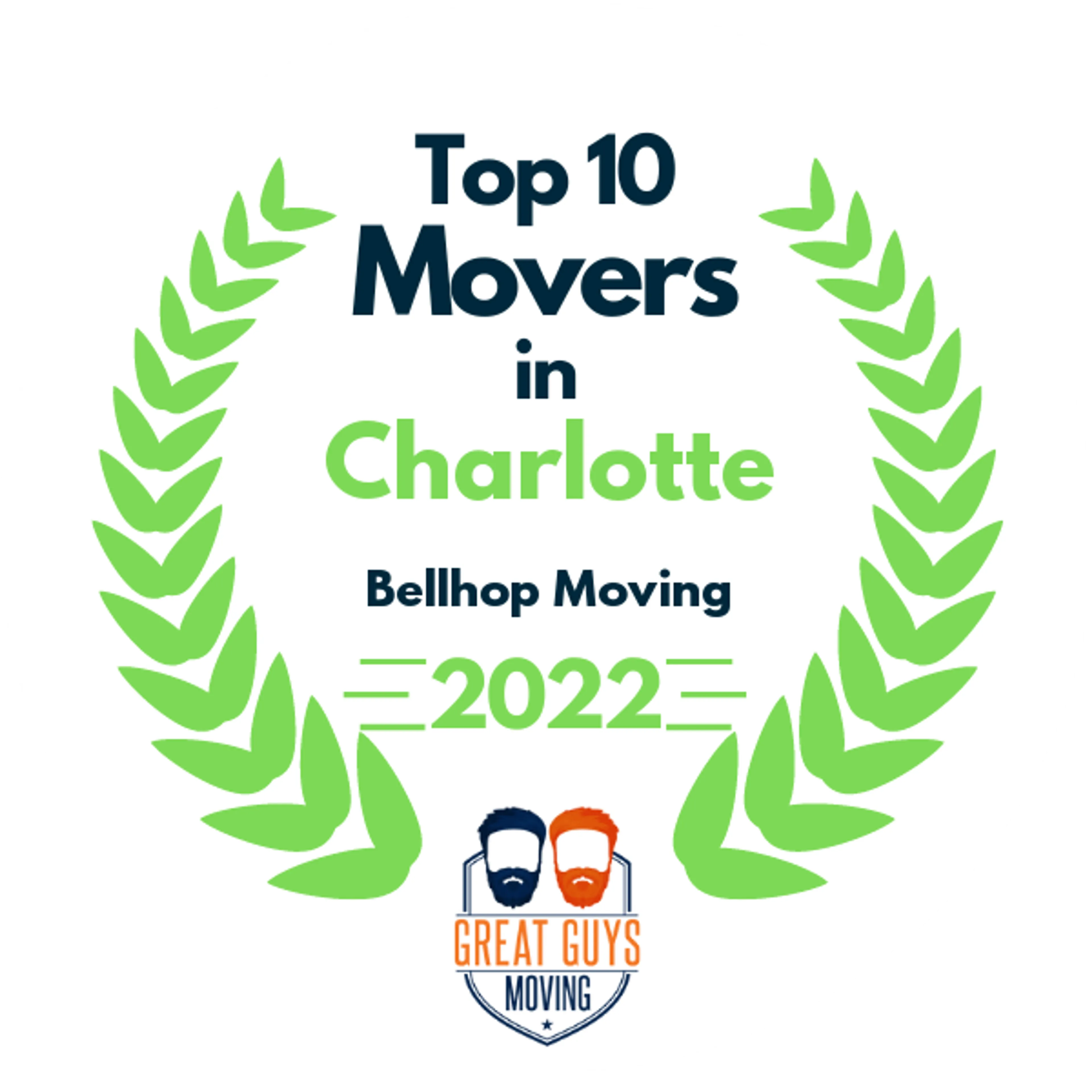 Top 10 Movers in Charlotte, NC 2022 award