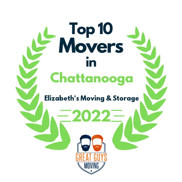 Top 10 Movers in Chattanooga, TN 2022 award