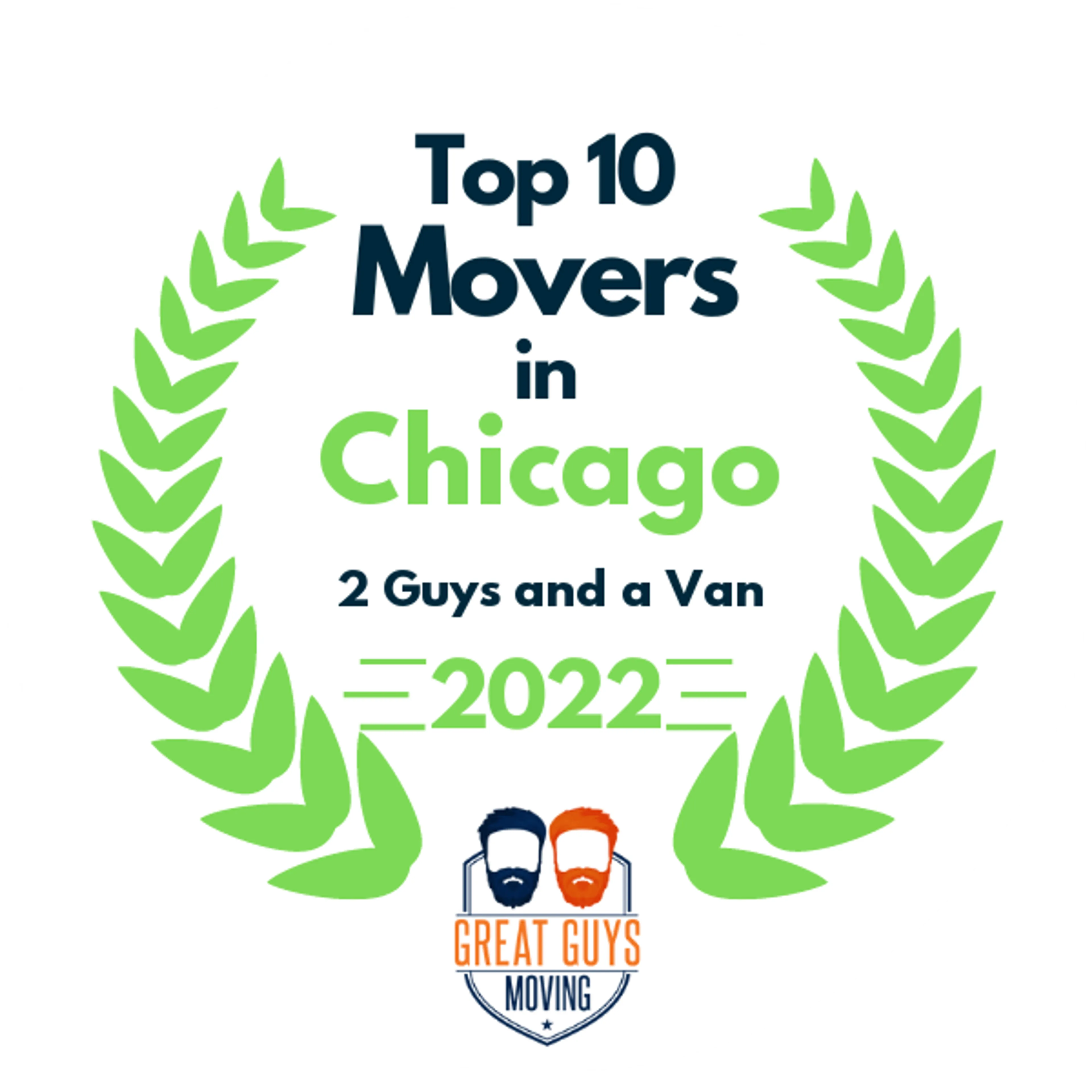 Top 10 Movers in Chicago, IL 2022 award