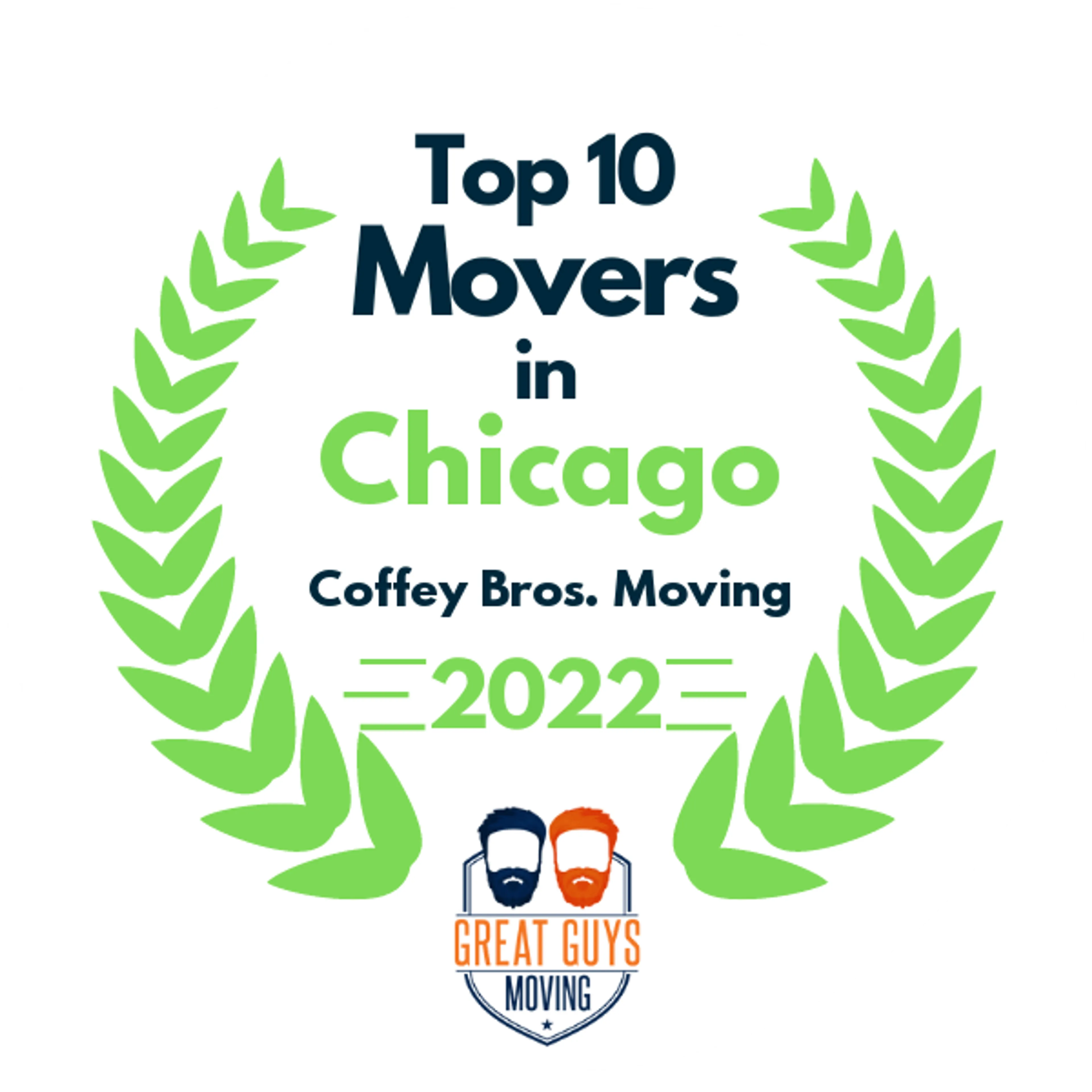 Top 10 Movers in Chicago, IL 2022 award