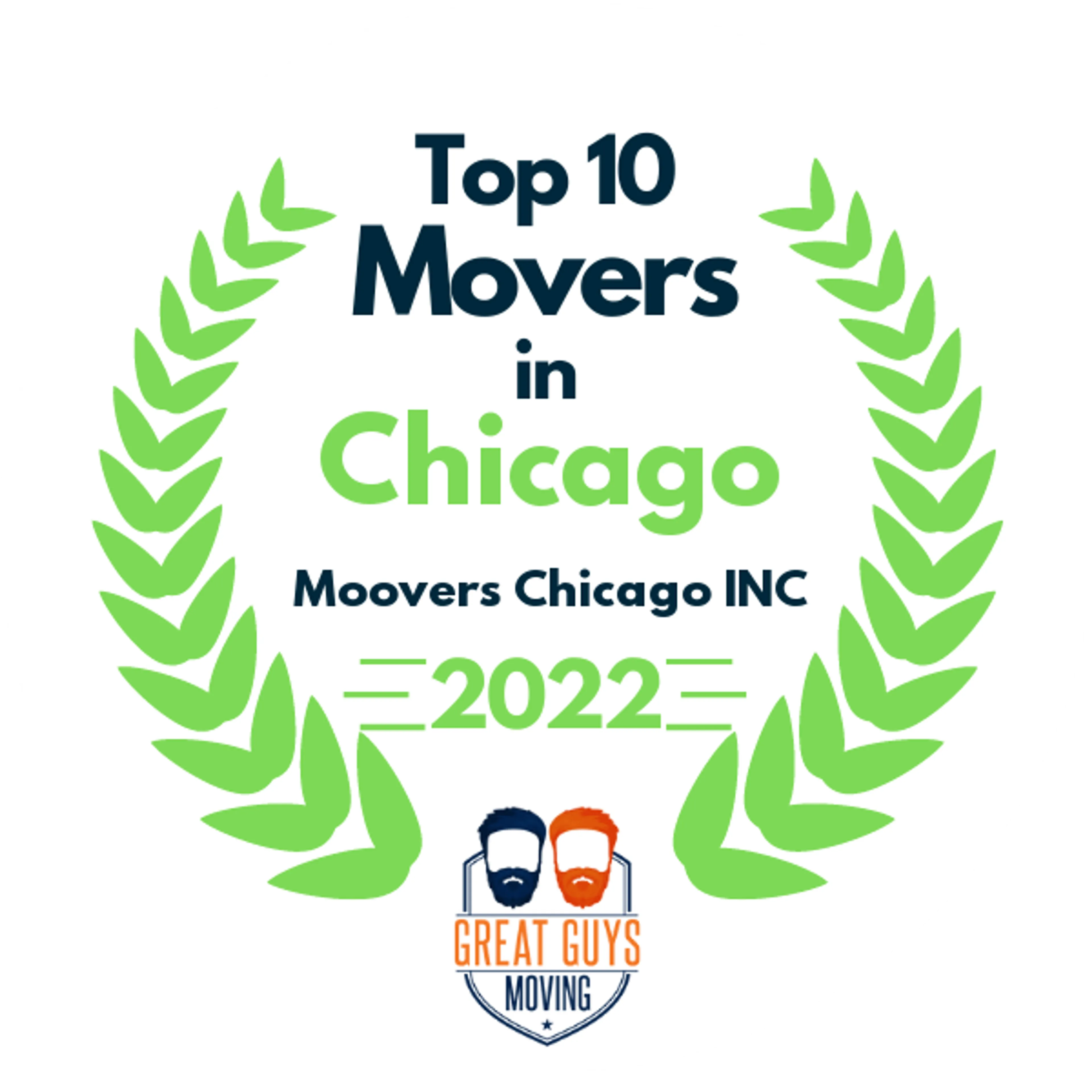 Top 10 Movers in Chicago, IL 2022 award