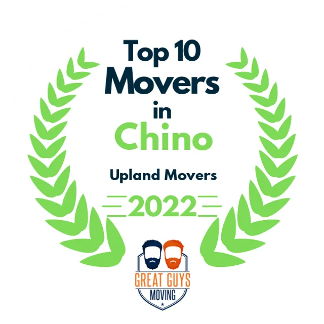 Top 10 Movers in Ontario, CA 2022 award