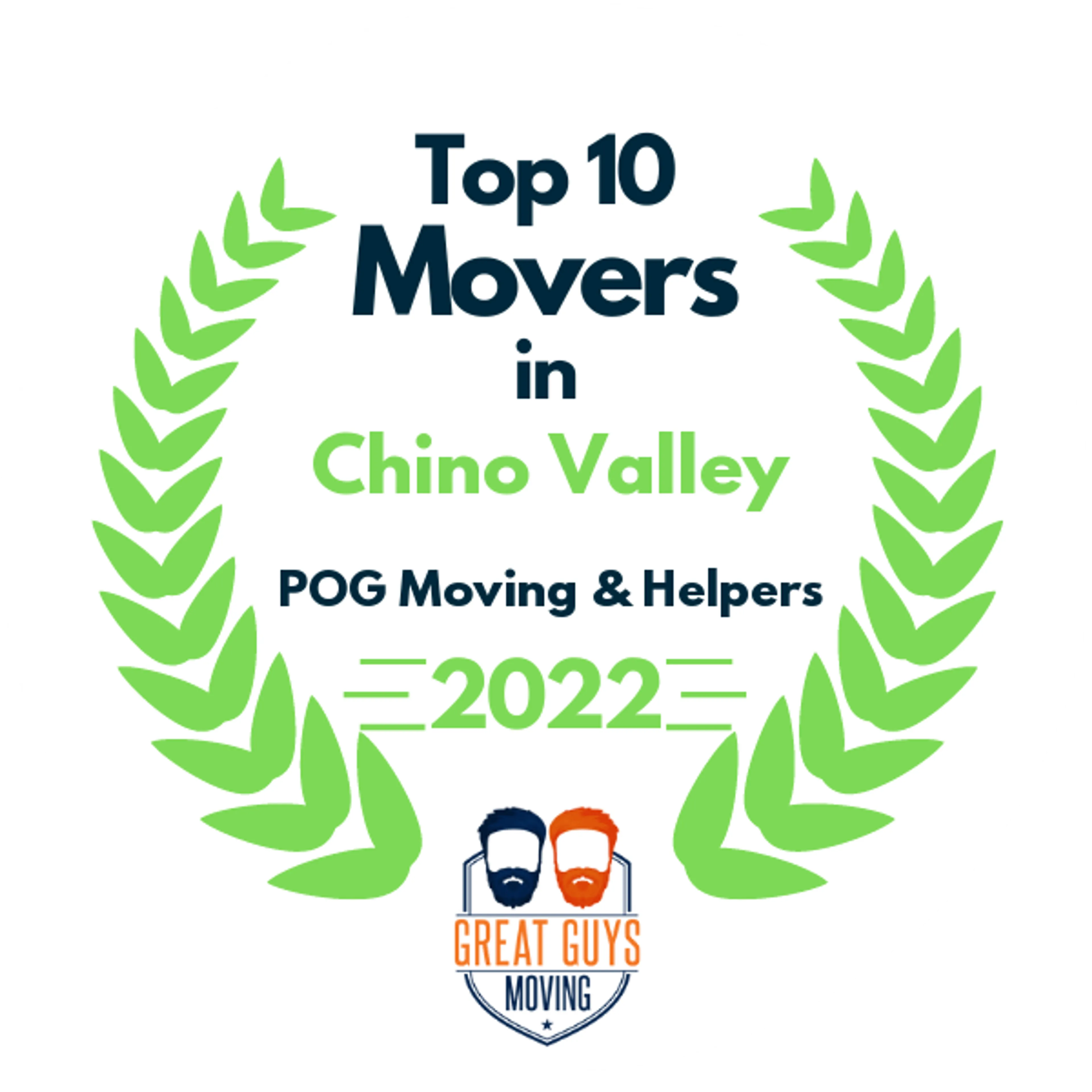 Top 10 Movers in Phoenix, AZ 2022 award