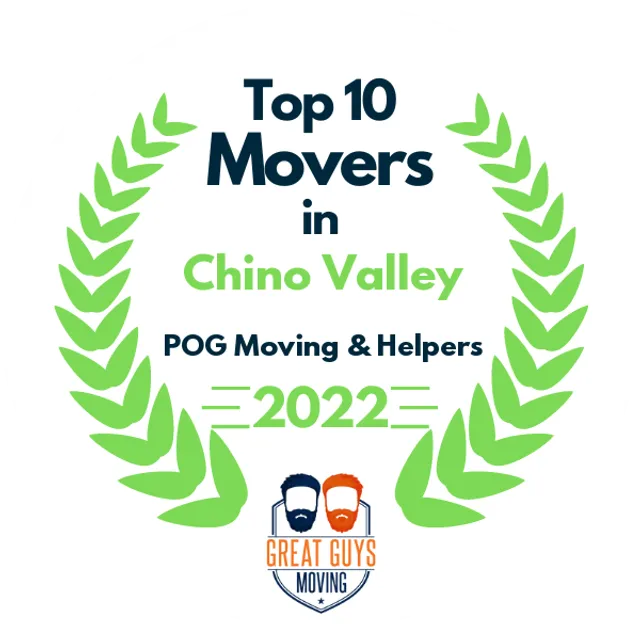 Top 10 Movers in Phoenix, AZ 2022 award