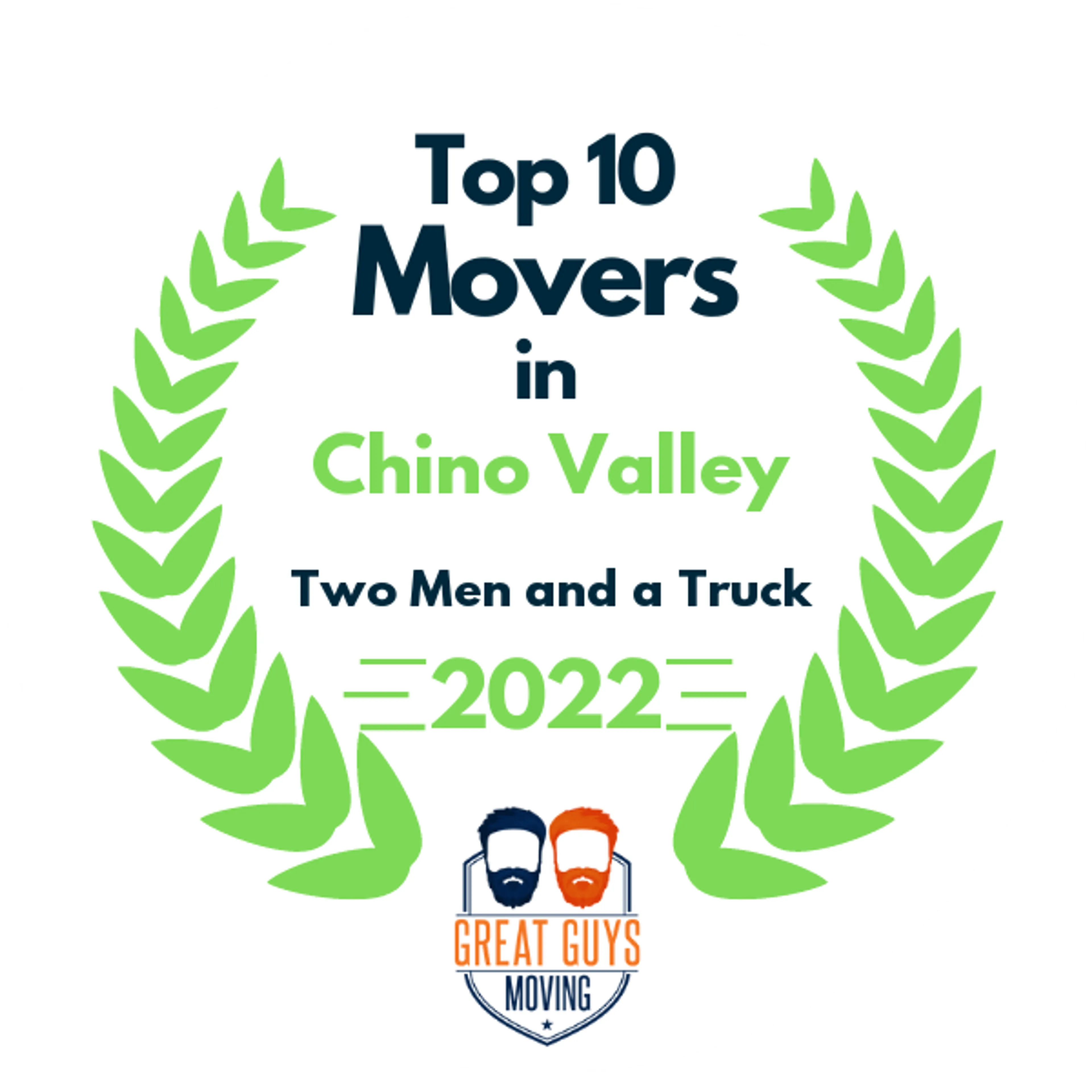 Top 10 Movers in Phoenix, AZ 2022 award