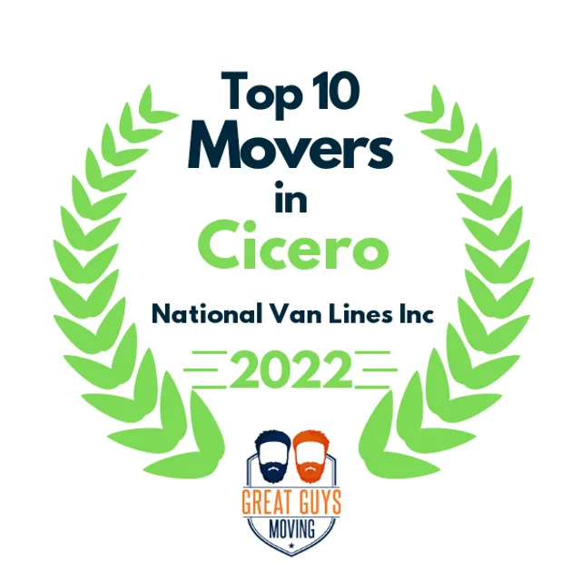 Top 10 Movers in Chicago, IL 2022 award