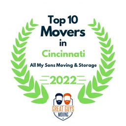 top 10 ranked movers in cincinnati 2022 all my sons moving storage image