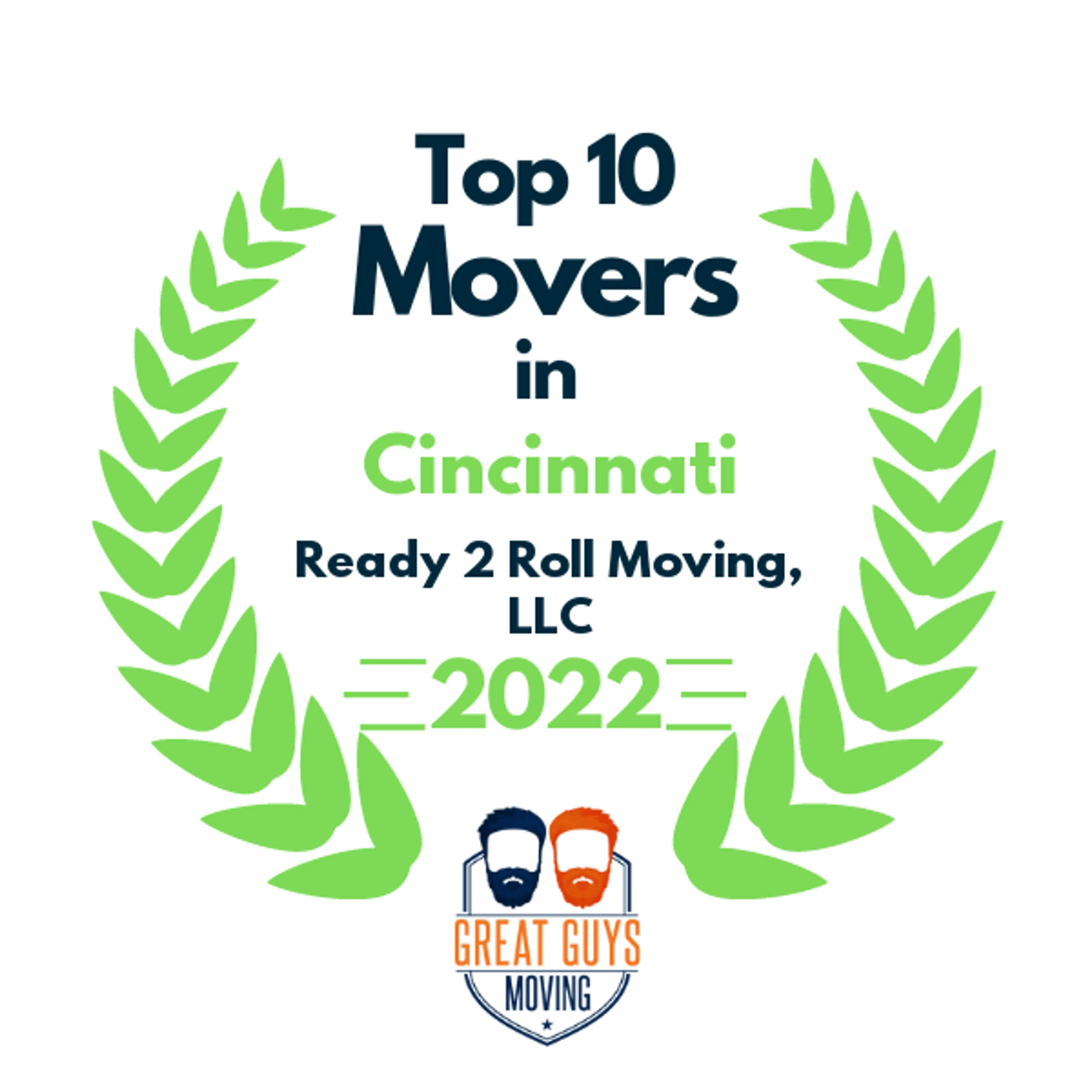 Top 10 Movers in Cincinnati, OH 2022 award