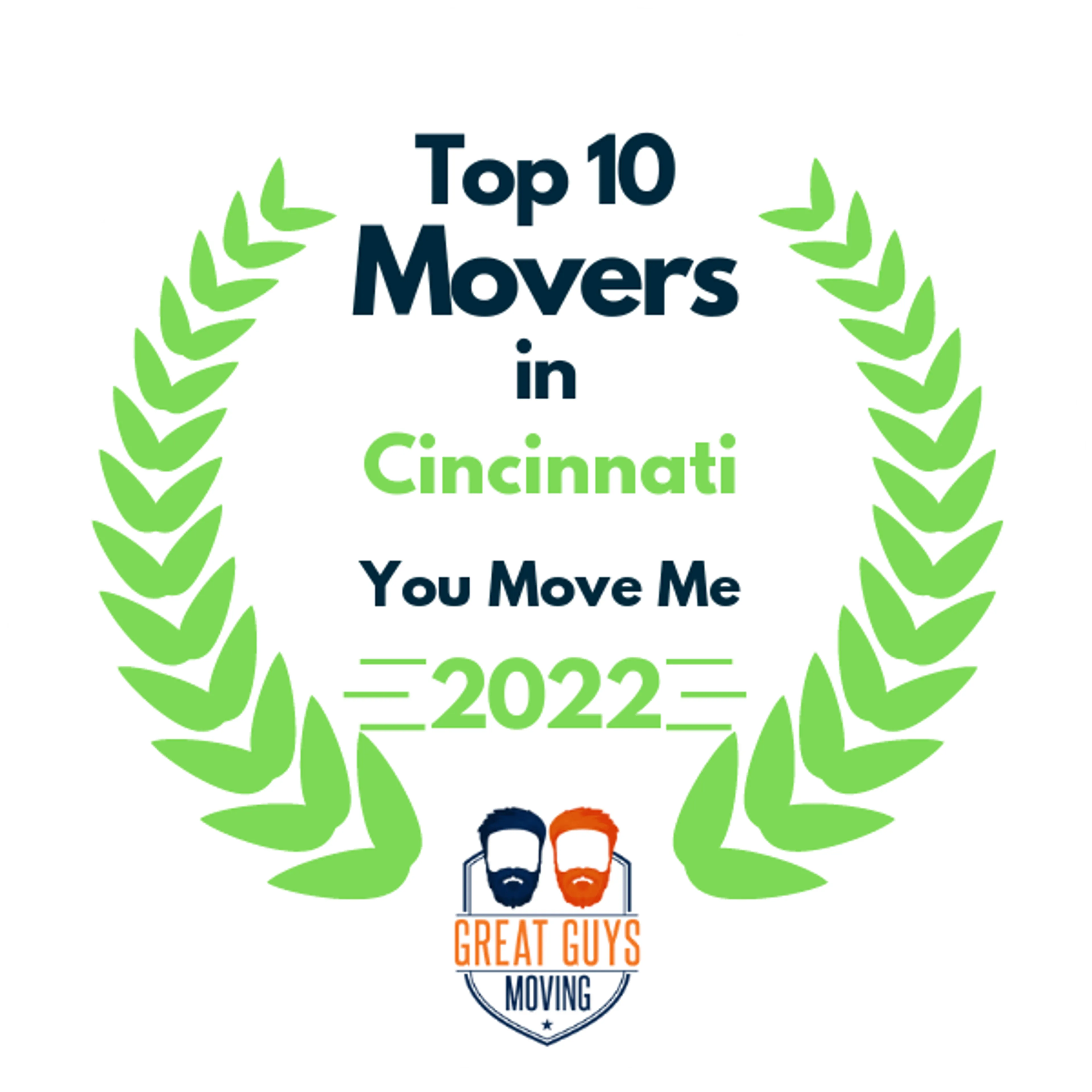 Top 10 Movers in Cincinnati, OH 2022 award