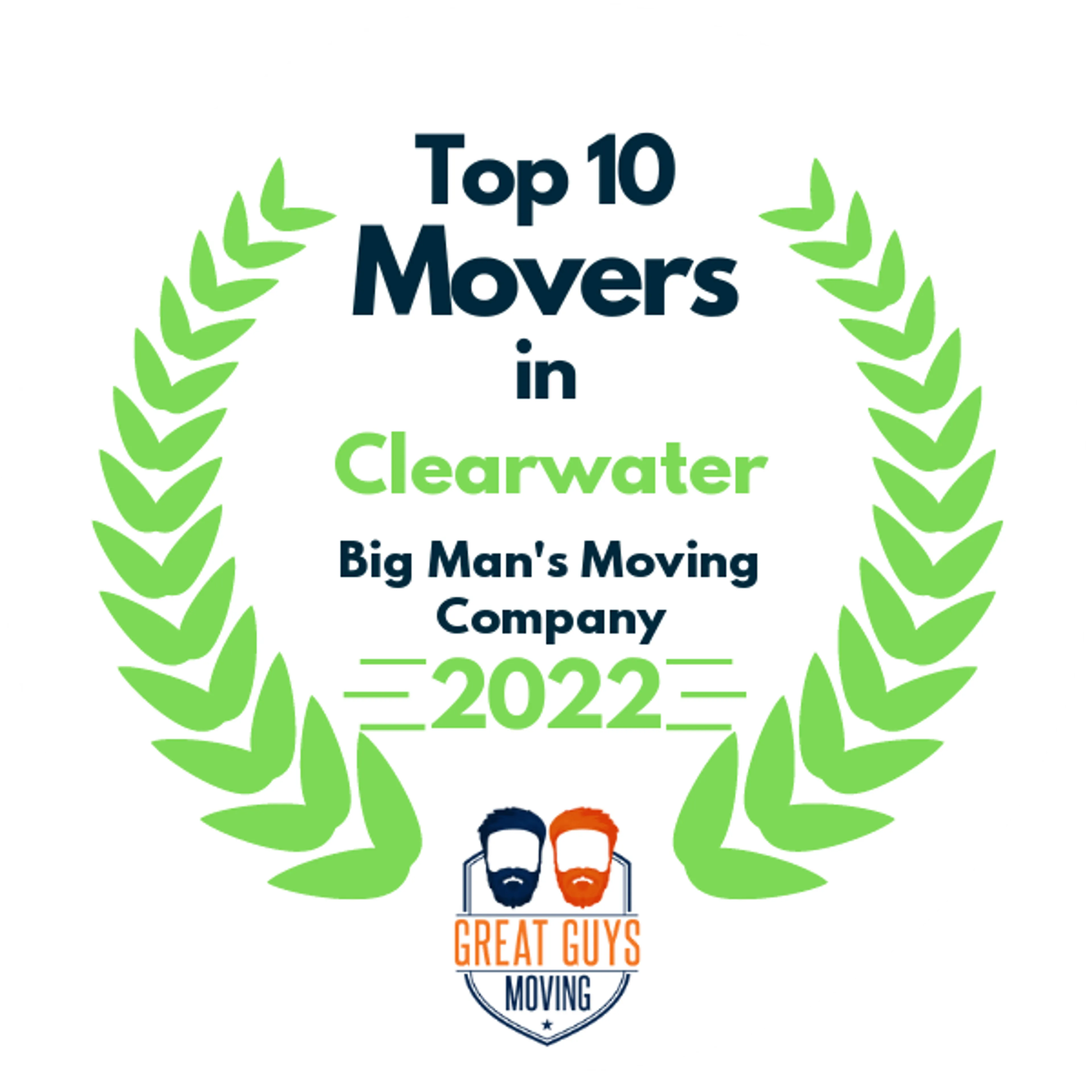 Top 10 Movers in Tampa, FL 2022 award