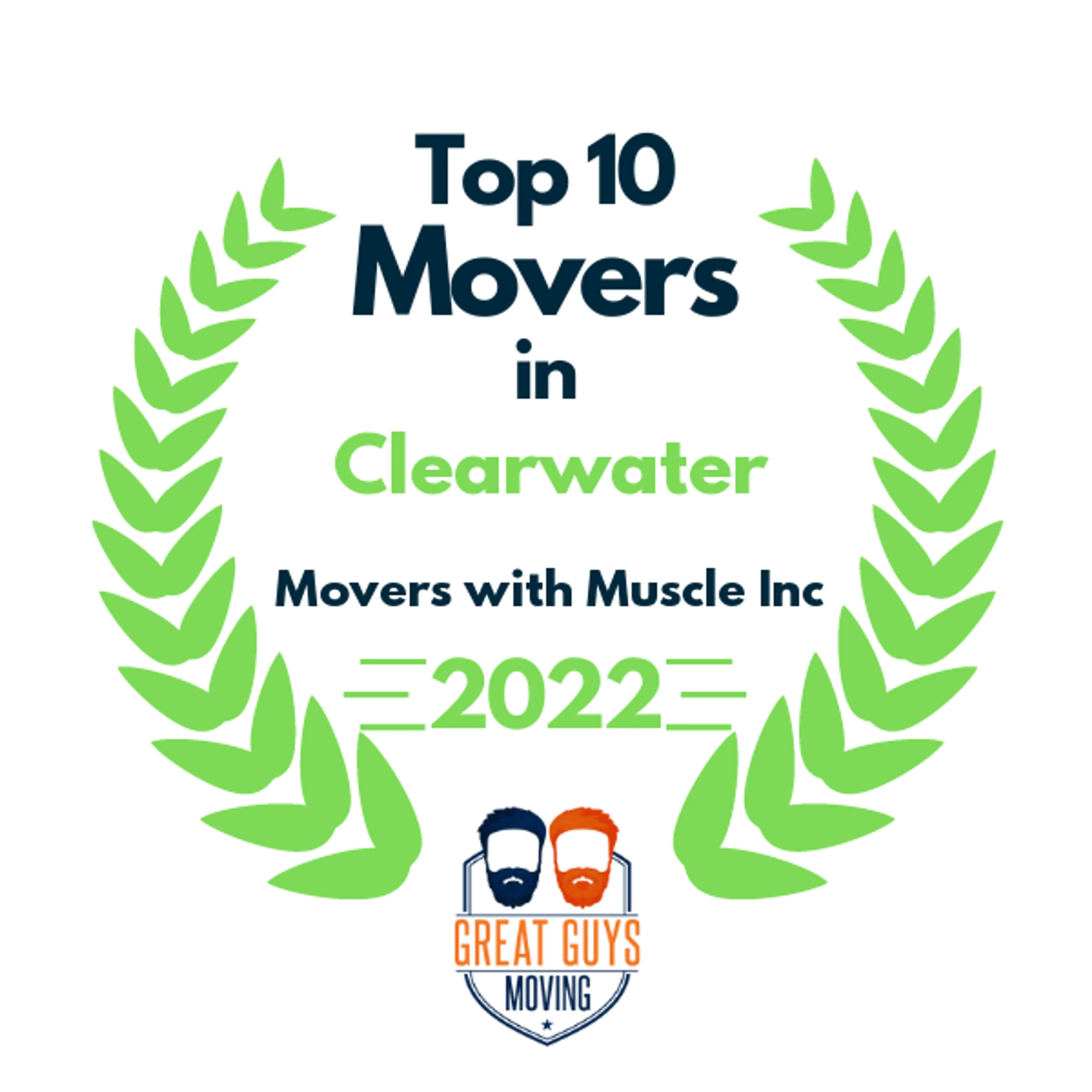 Top 10 Movers in St. Petersburg, FL 2022 award