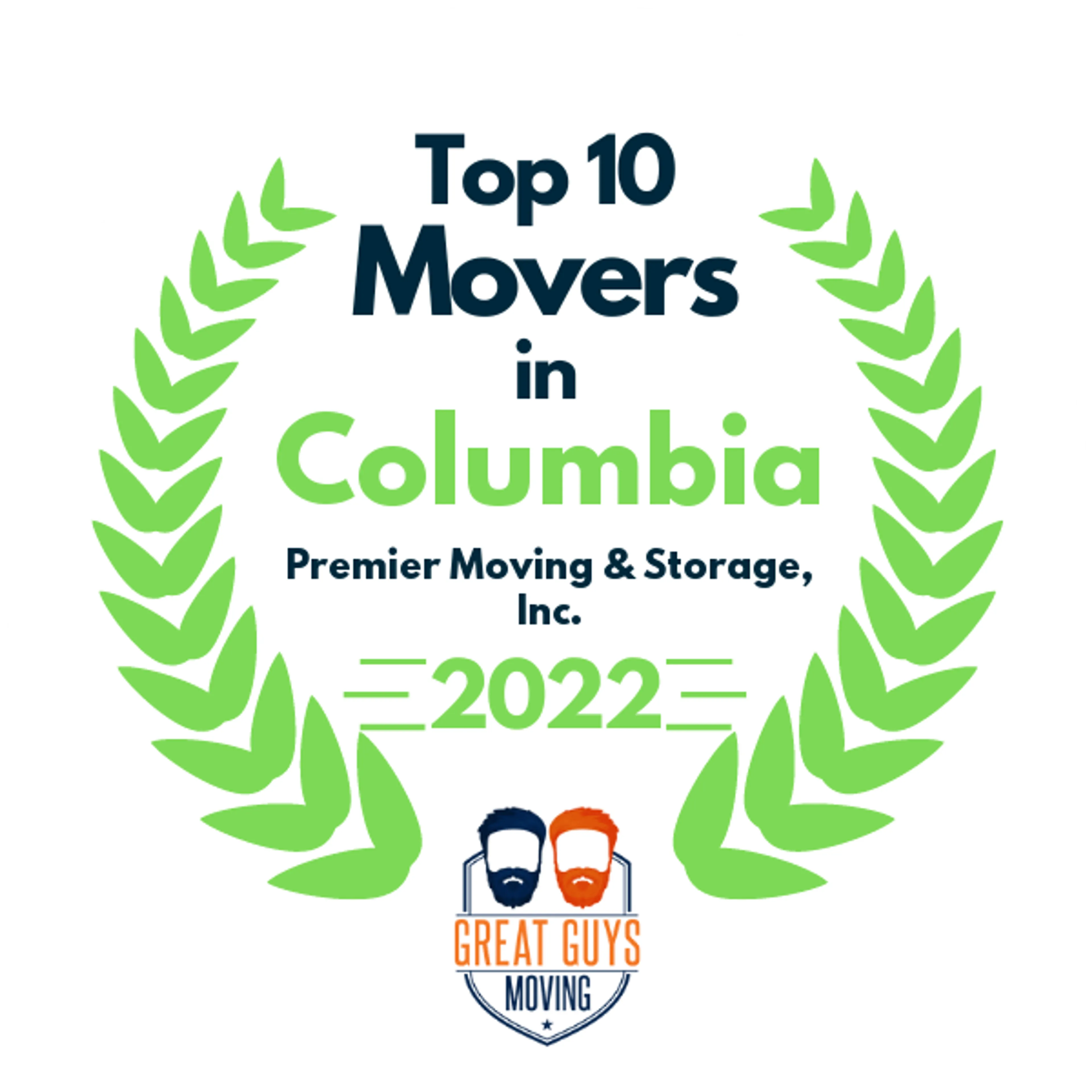 Top 10 Movers in Columbia, MO 2022 award