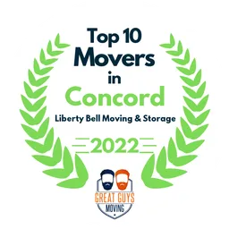 top 10 ranked movers in concord 2022 liberty bell moving storage image