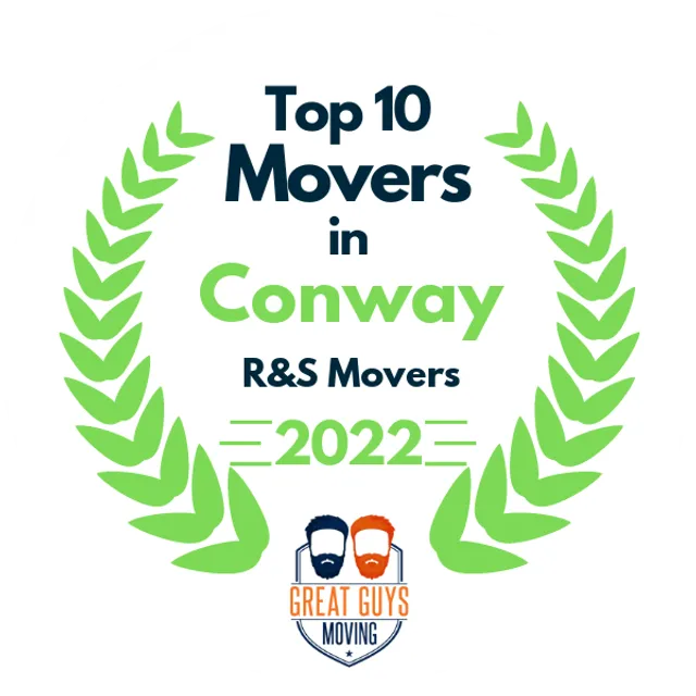 Top 10 Movers in Charleston, SC 2022 award