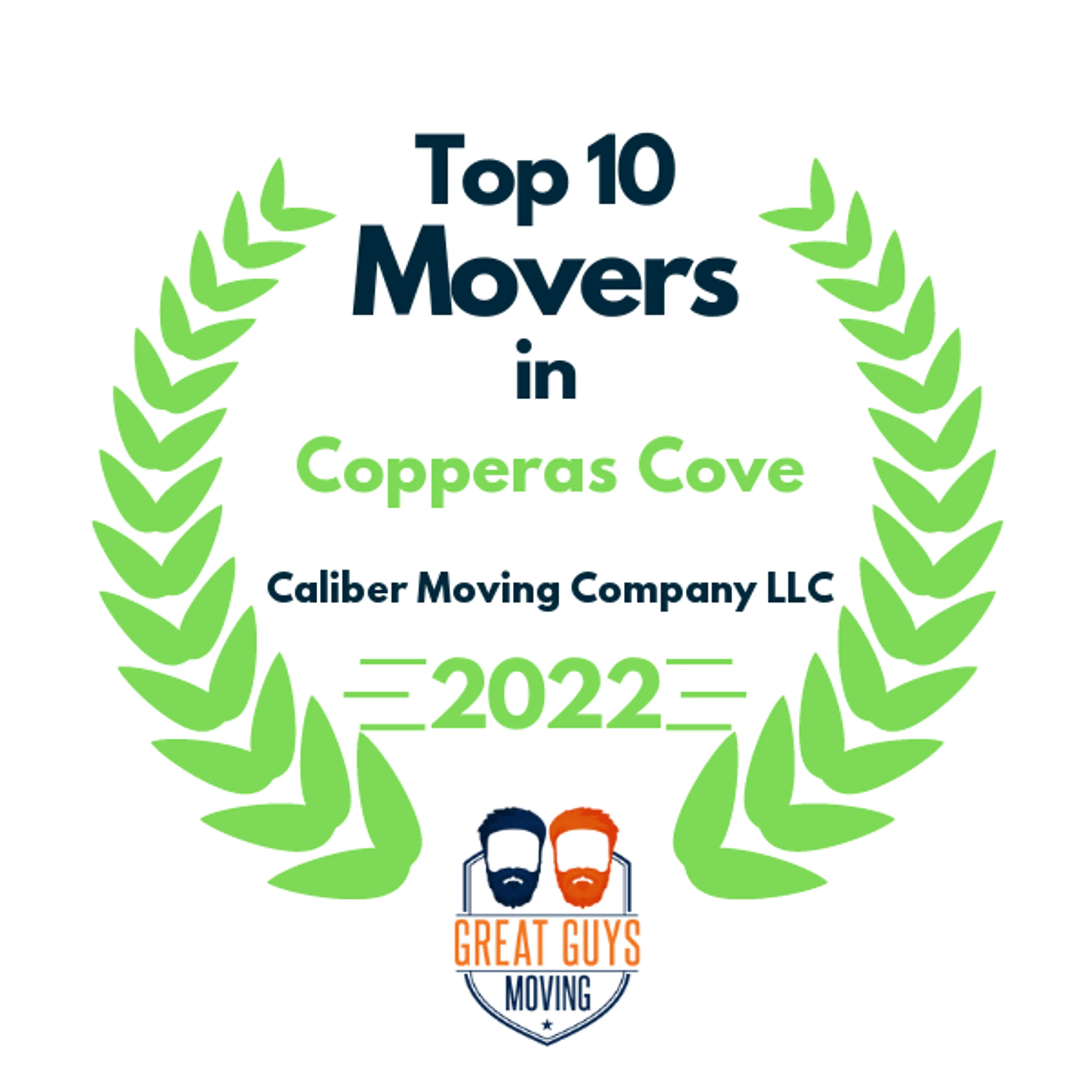 Top 10 Movers in Round Rock, TX 2022 award