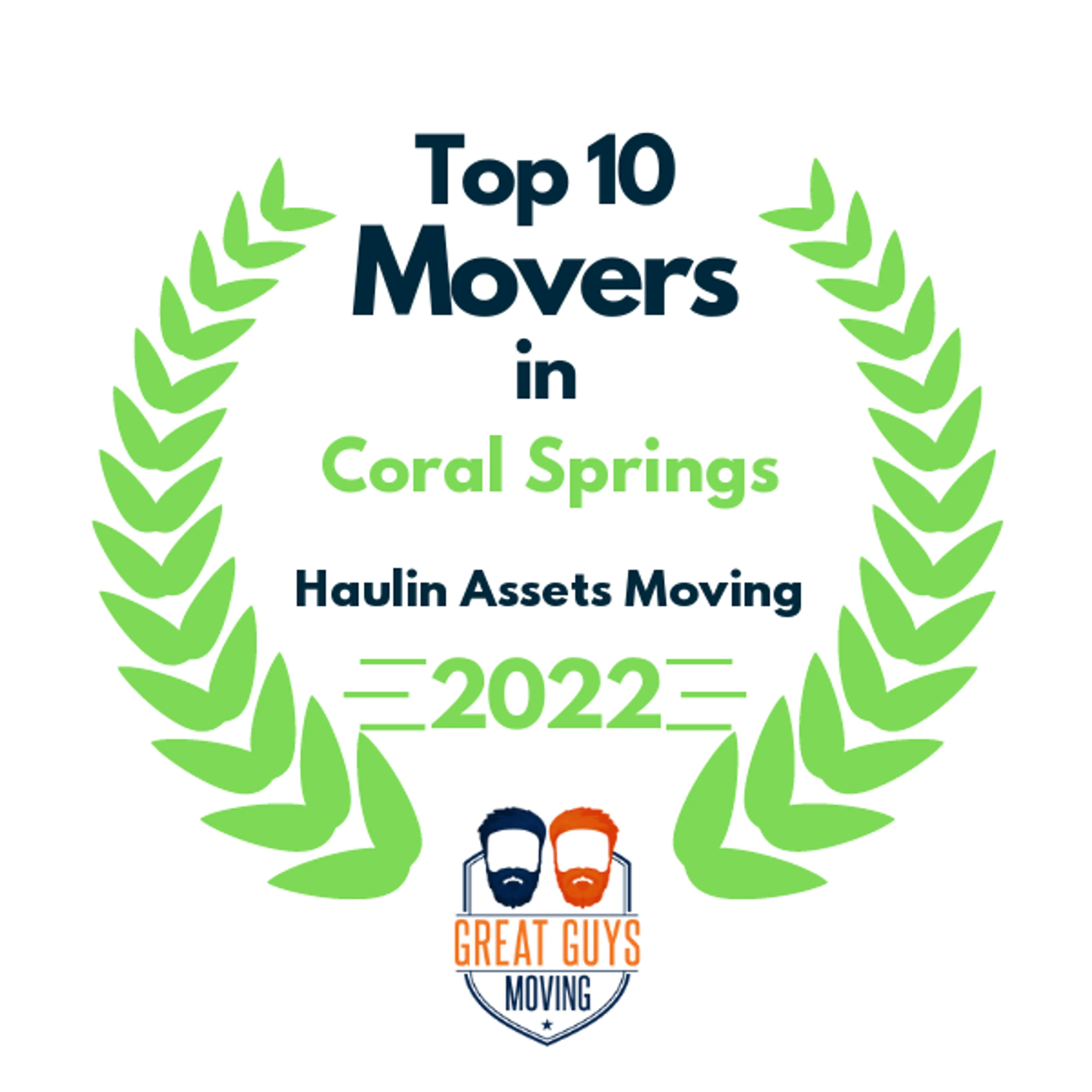 Top 10 Movers in Miami, FL 2022 award