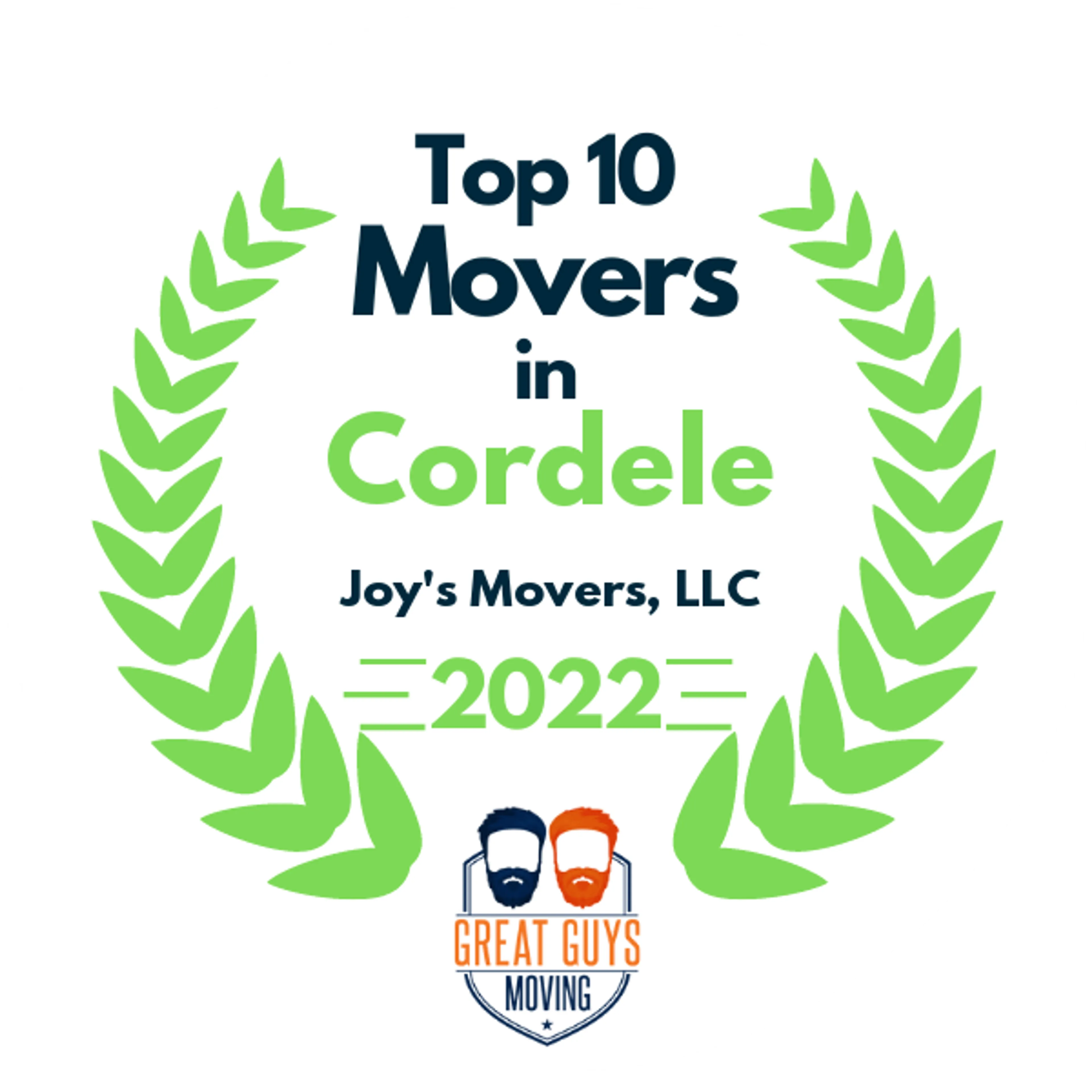 Top 10 Movers in Atlanta, GA 2022 award
