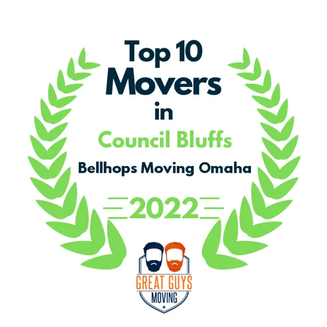 Top 10 Movers in Omaha, NE 2022 award