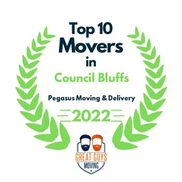 top 10 ranked movers in council bluffs 2022 pegasus moving delivery image