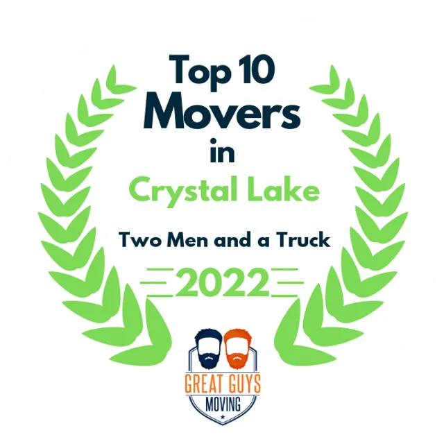 Top 10 Movers in Crystal Lake, IL 2022 award