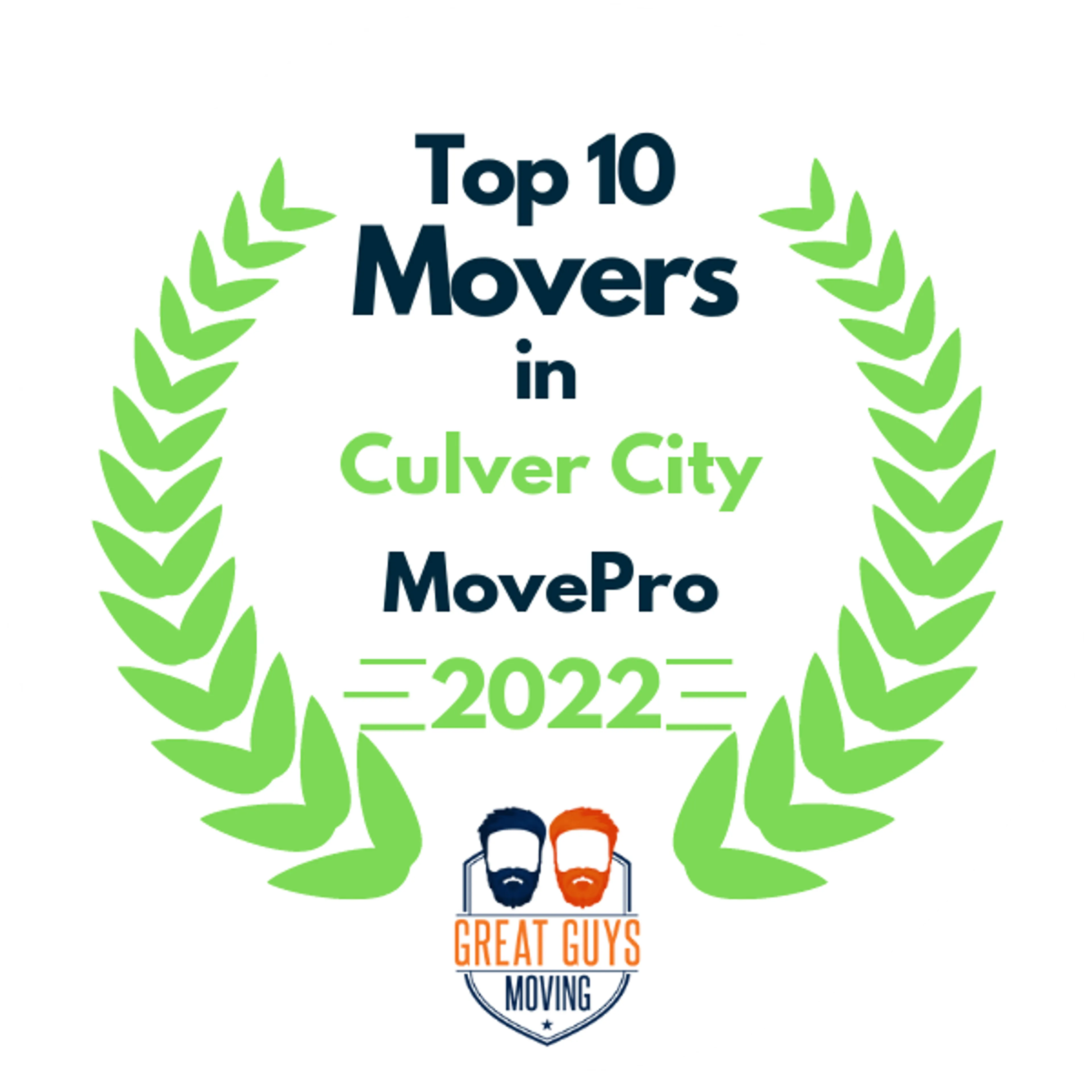 Top 10 Movers in Los Angeles, CA 2022 award