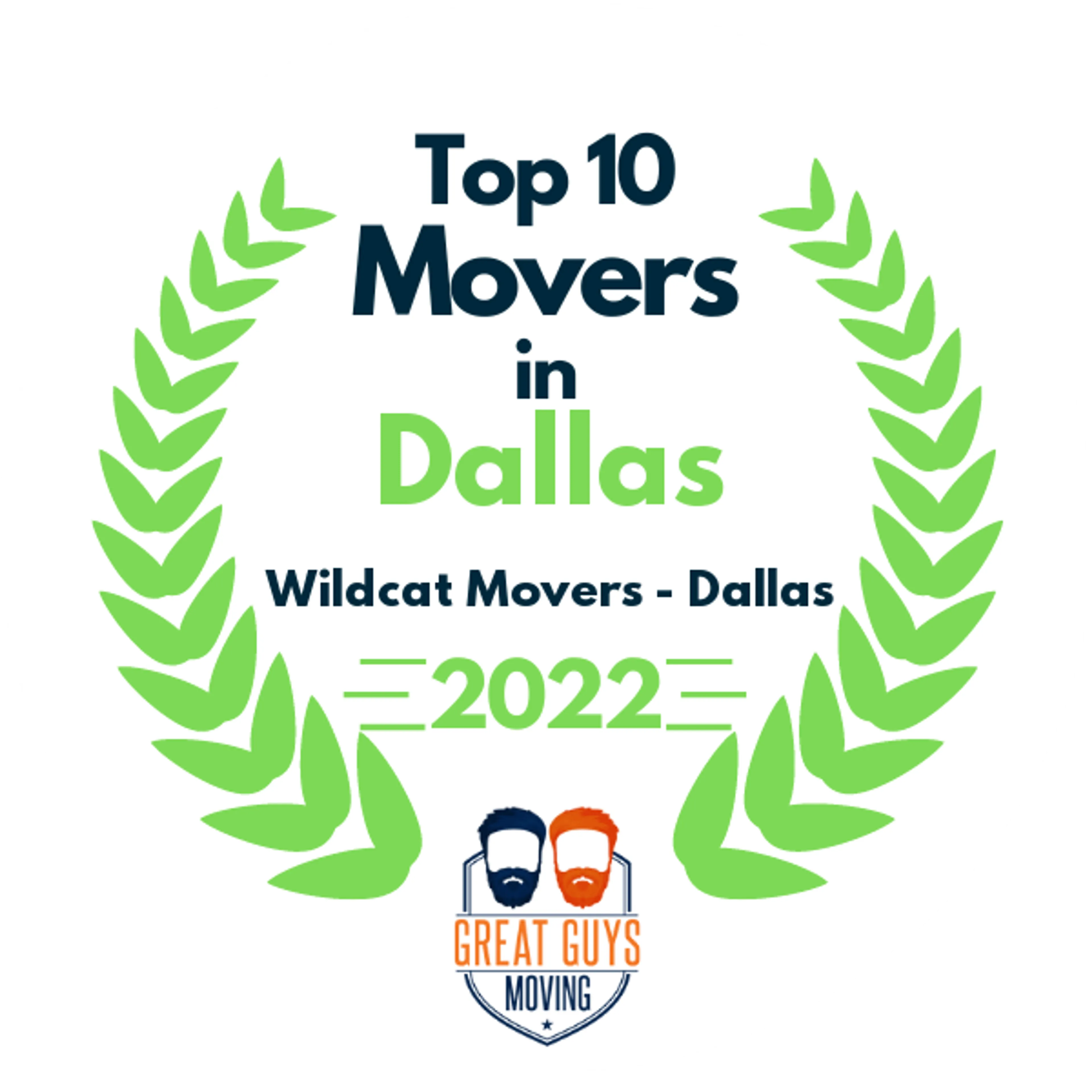 Top 10 Movers in Dallas, TX 2022 award