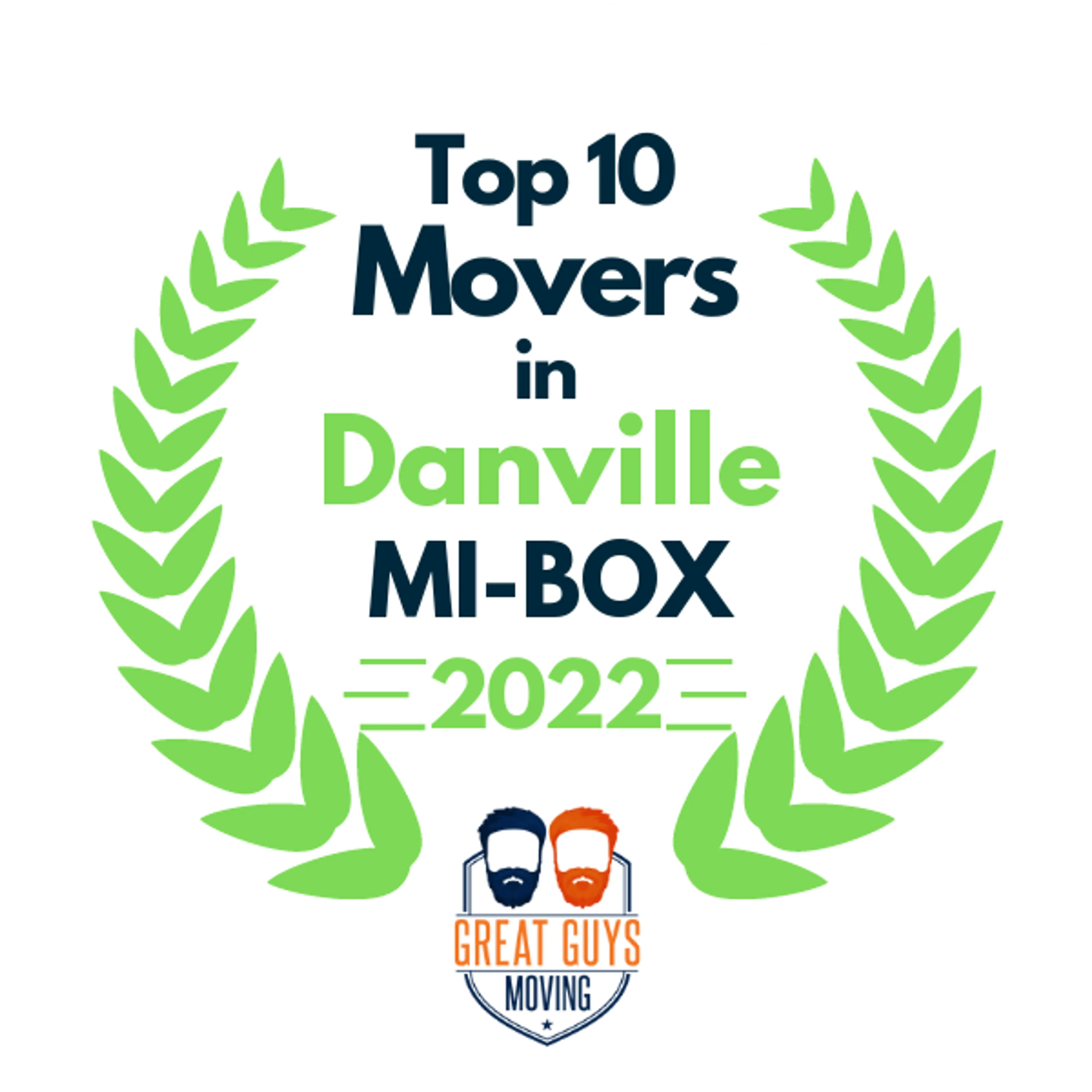 Top 10 Movers in Danville, IL 2022 award