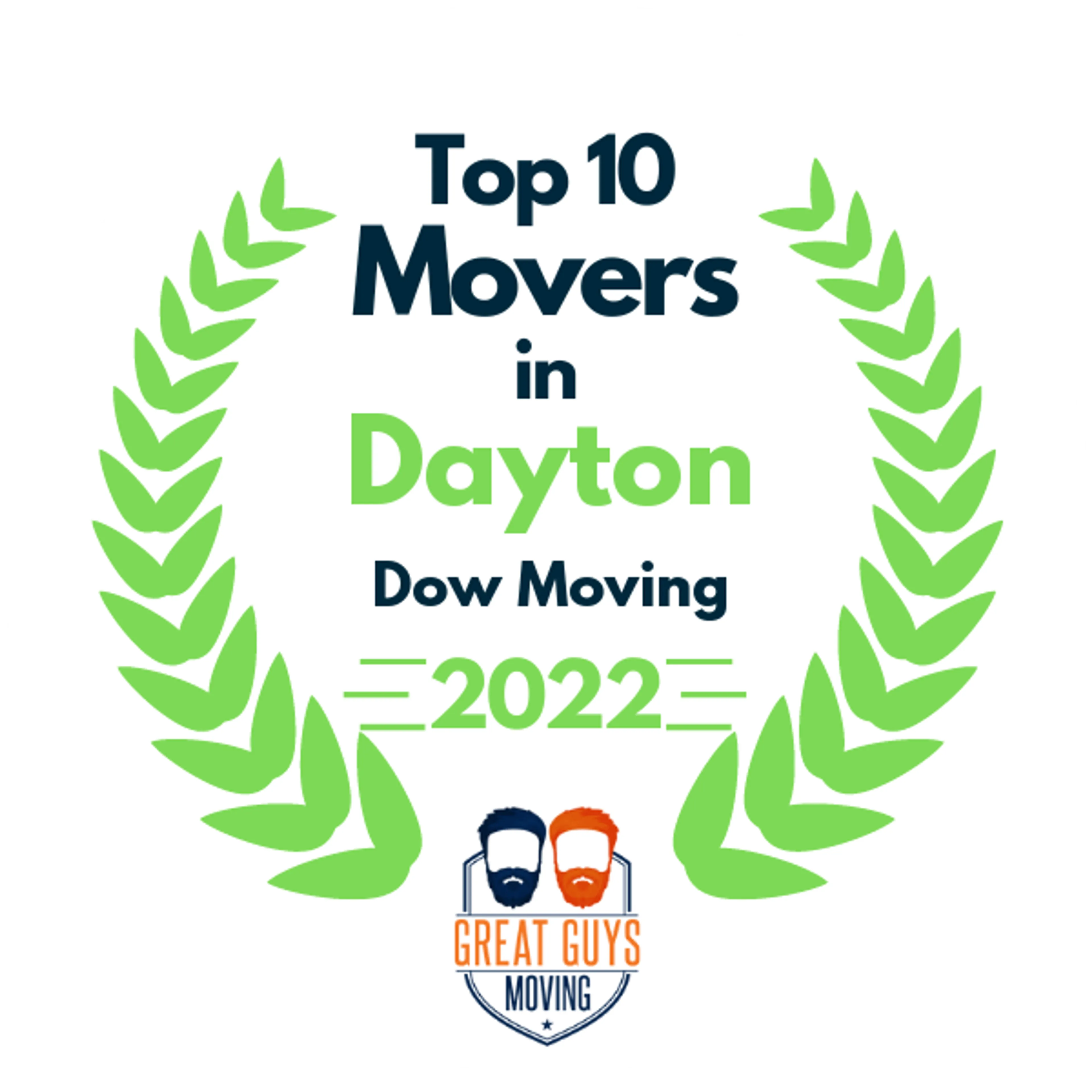 Top 10 Movers in Dayton, OH 2022 award