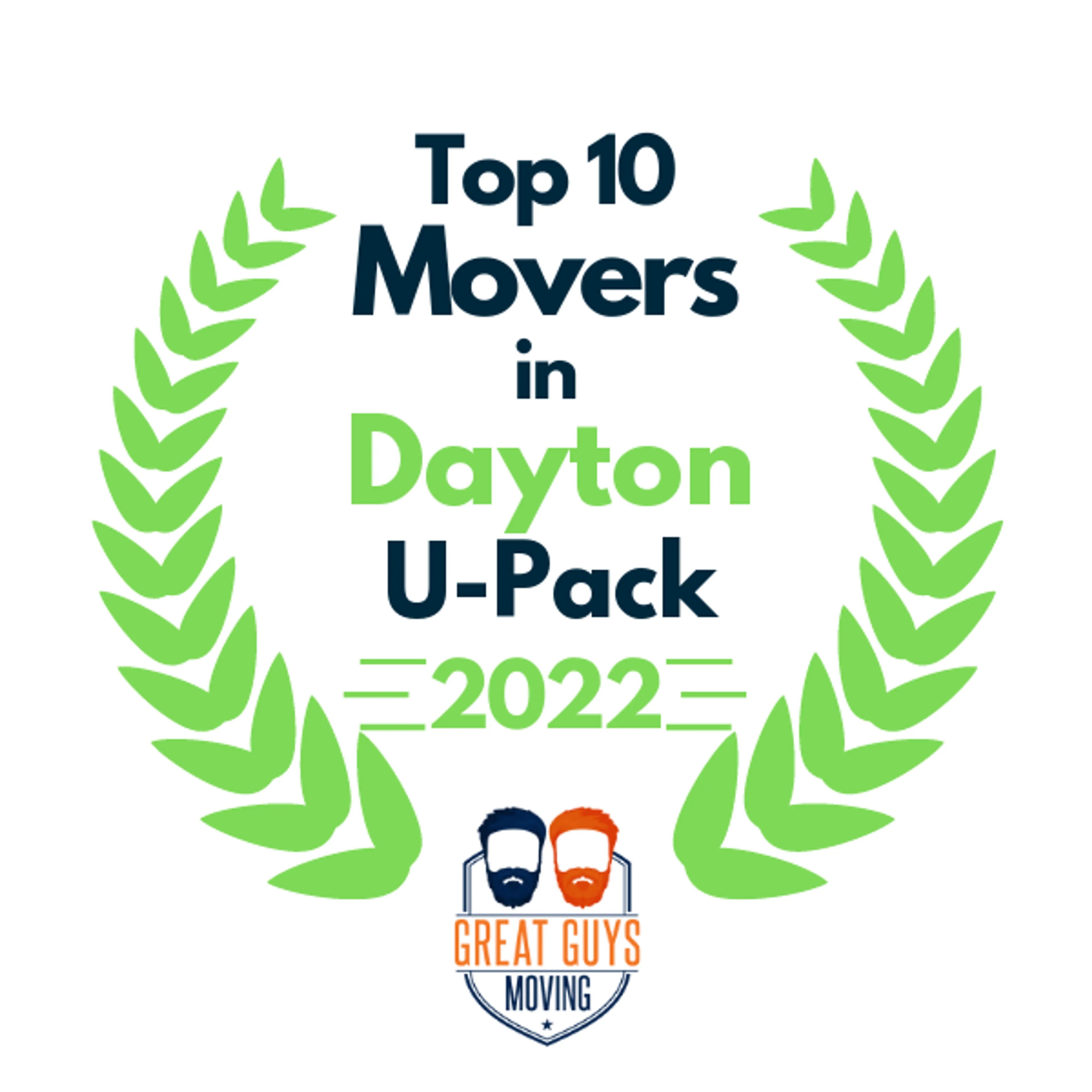 Top 10 Movers in Dayton, OH 2022 award