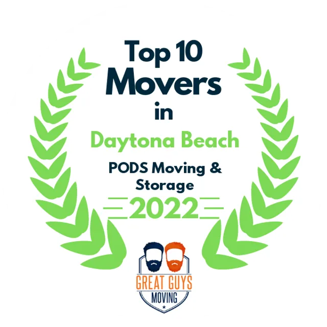 Top 10 Movers in Palm Coast, FL 2022 award